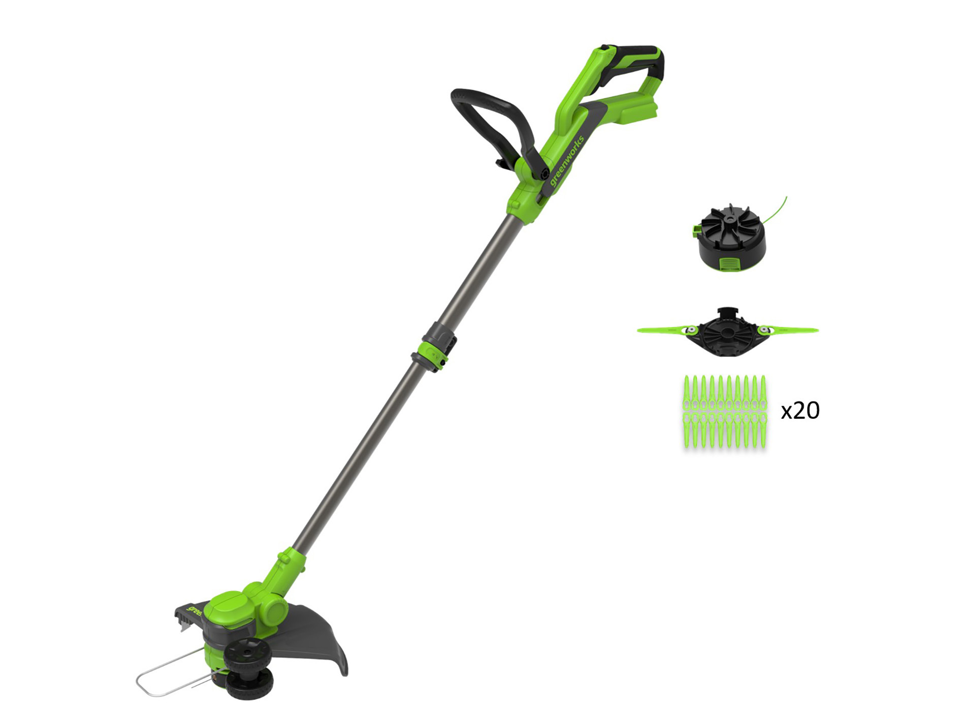 Coupe-bordures à batterie GREENWORKS G40LT33K2 40V B+C