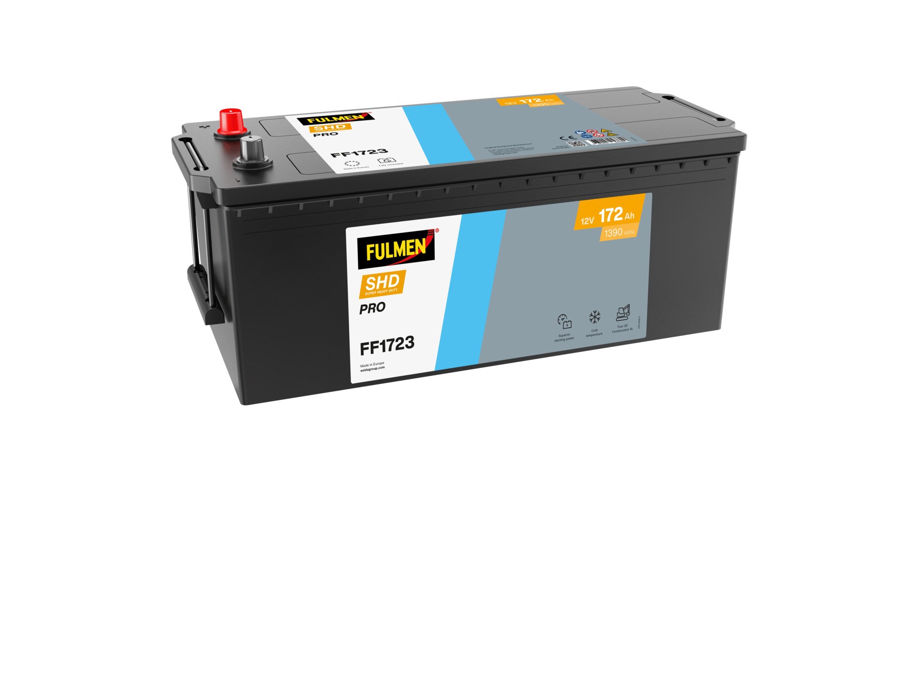Batterie agricole Power Pro 12V 172Ah 1390A