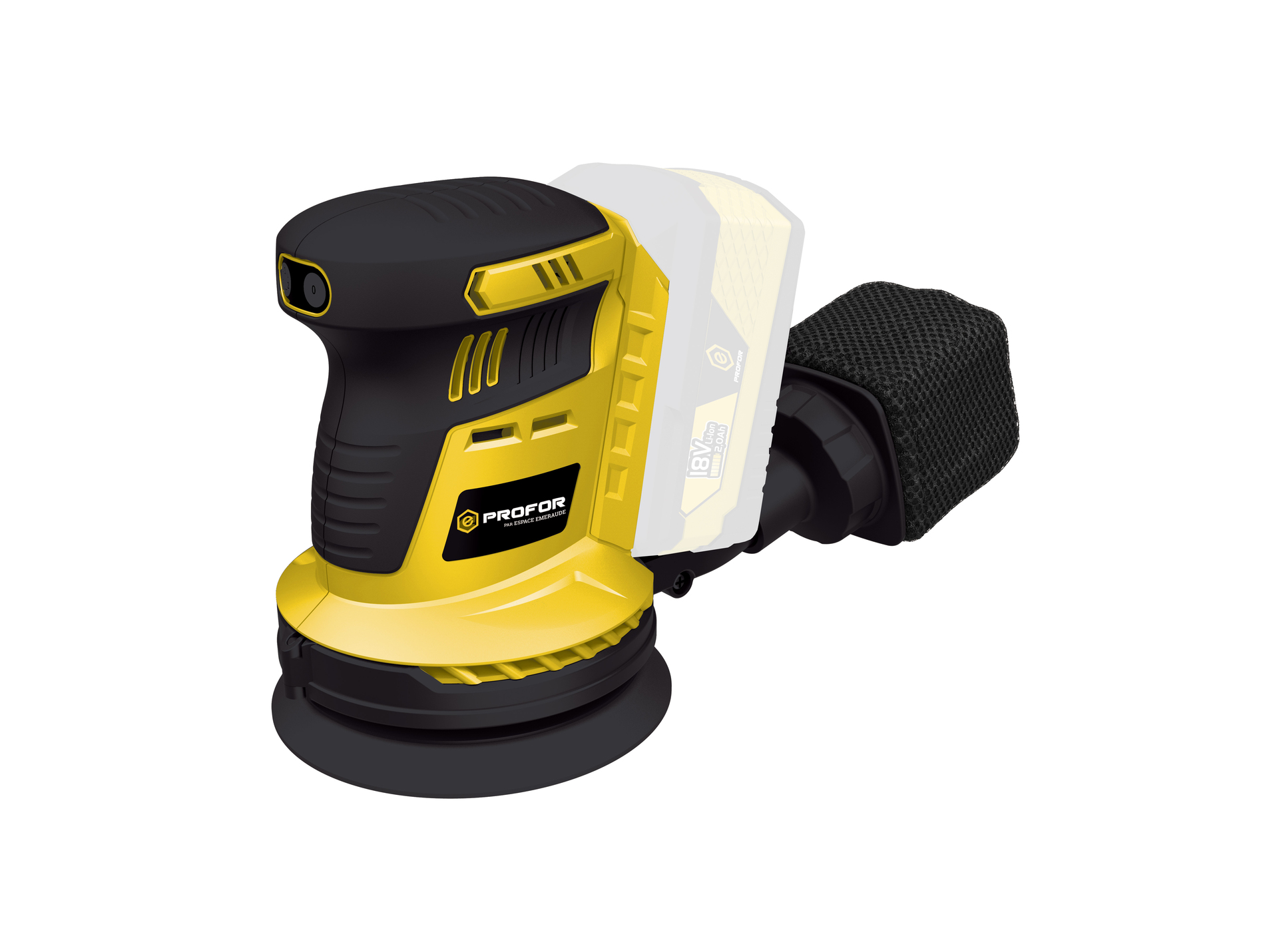 Ponceuse excentrique PROFOR PONEX18V sans fil 18V  Ø125 nu