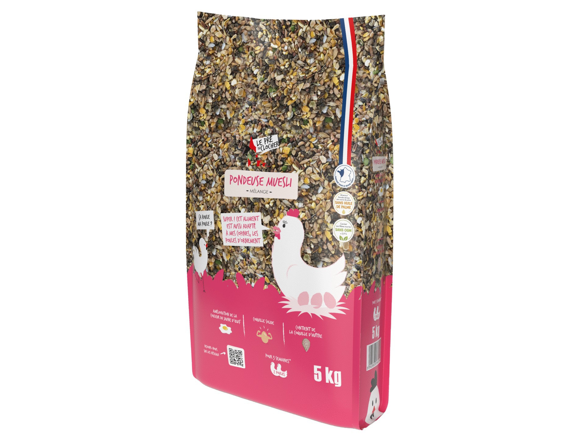 Mélange pondeuse muesli LE PRE DU CLOCHER 5kg