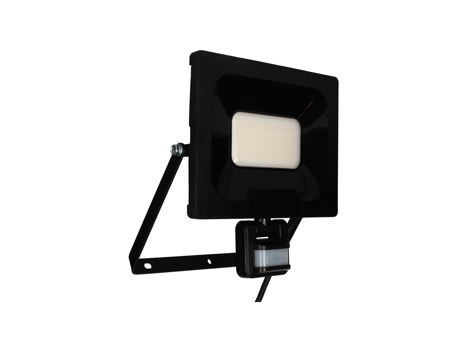 Projecteur Nino 50W 4000lm 4000K noir + détecteur