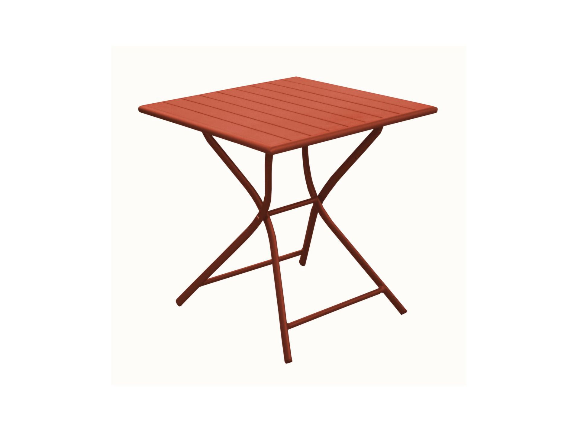 Table de jardin pliante aluminium 70x70 terra Globe