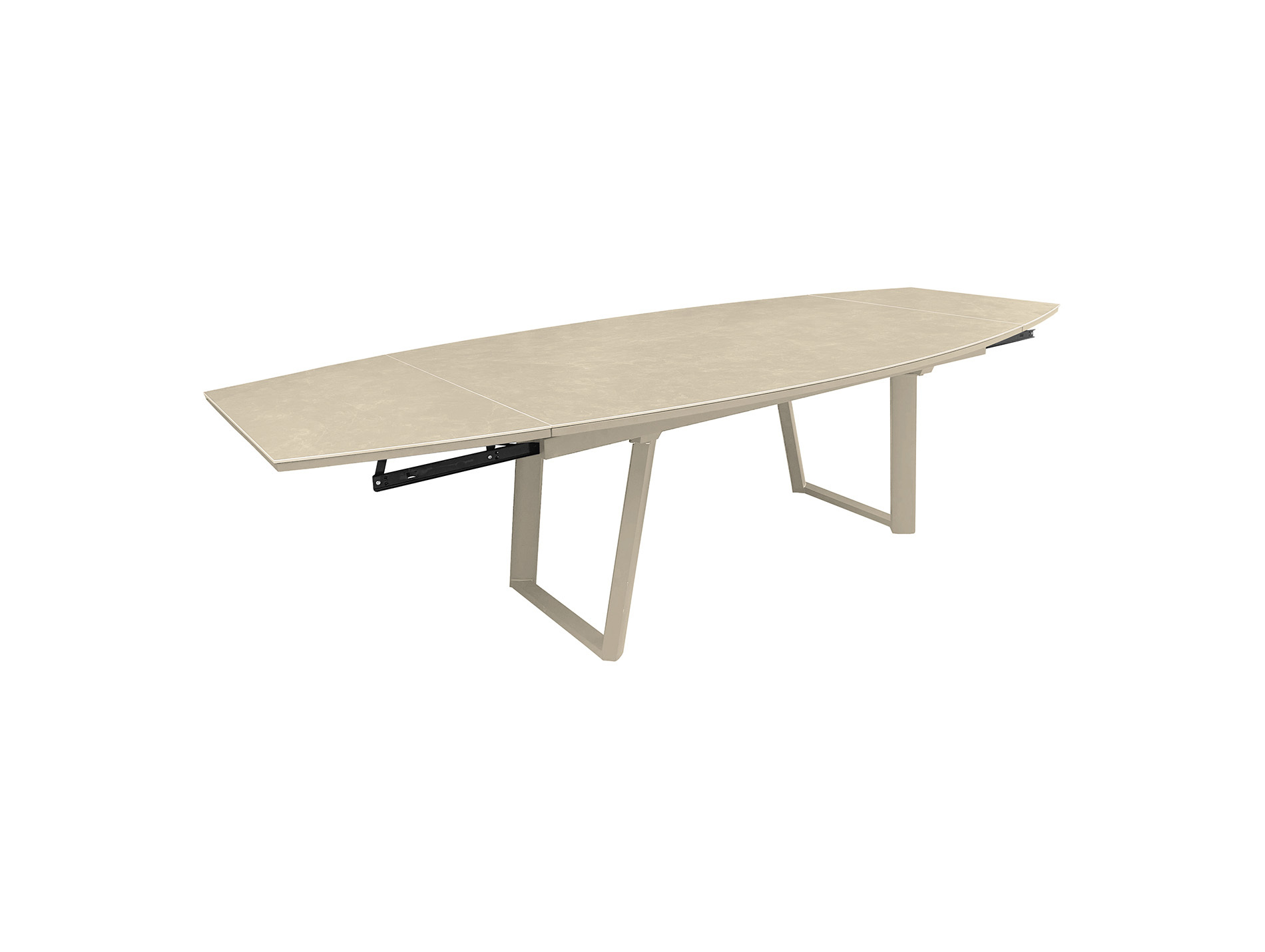 Table de jardin extensible aluminium céramique 180/280 Manta