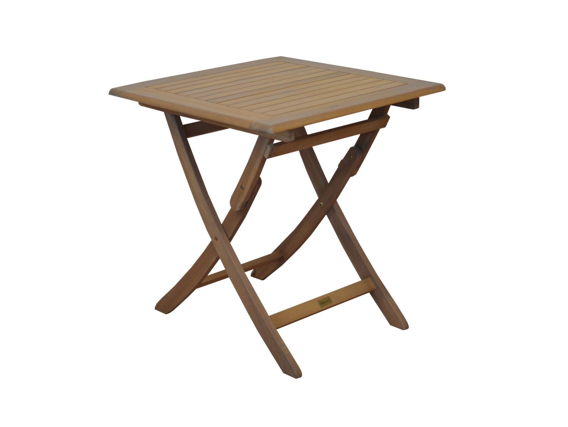 Table de jardin pliante bois acacia 70x70 Sophie