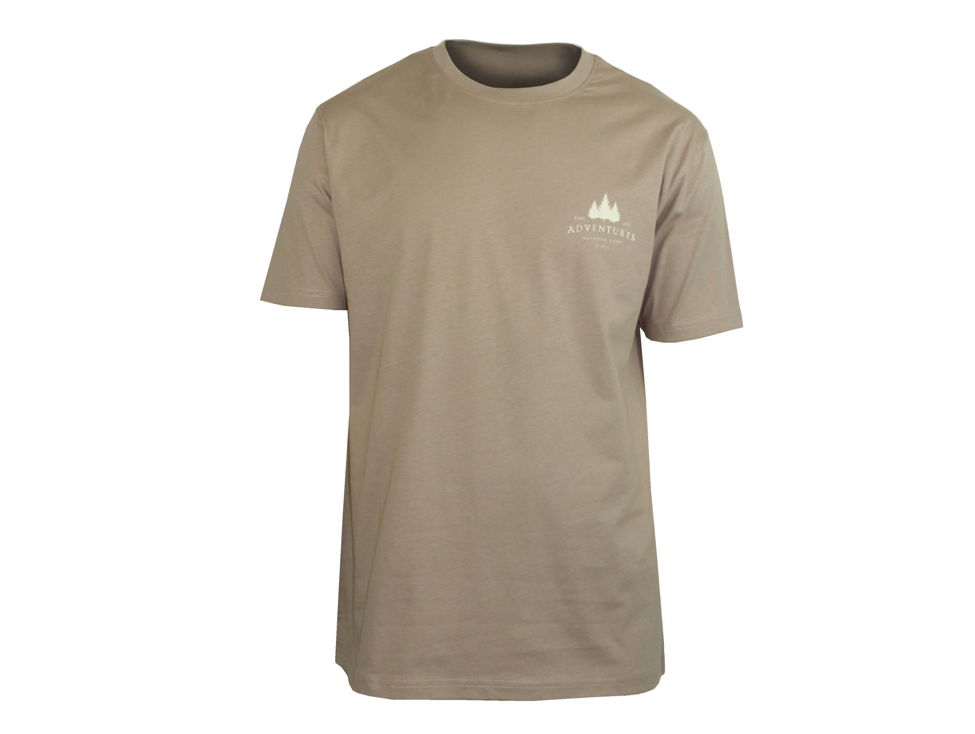 Tee-shirt CHALLENGER Savane coton homme taupe