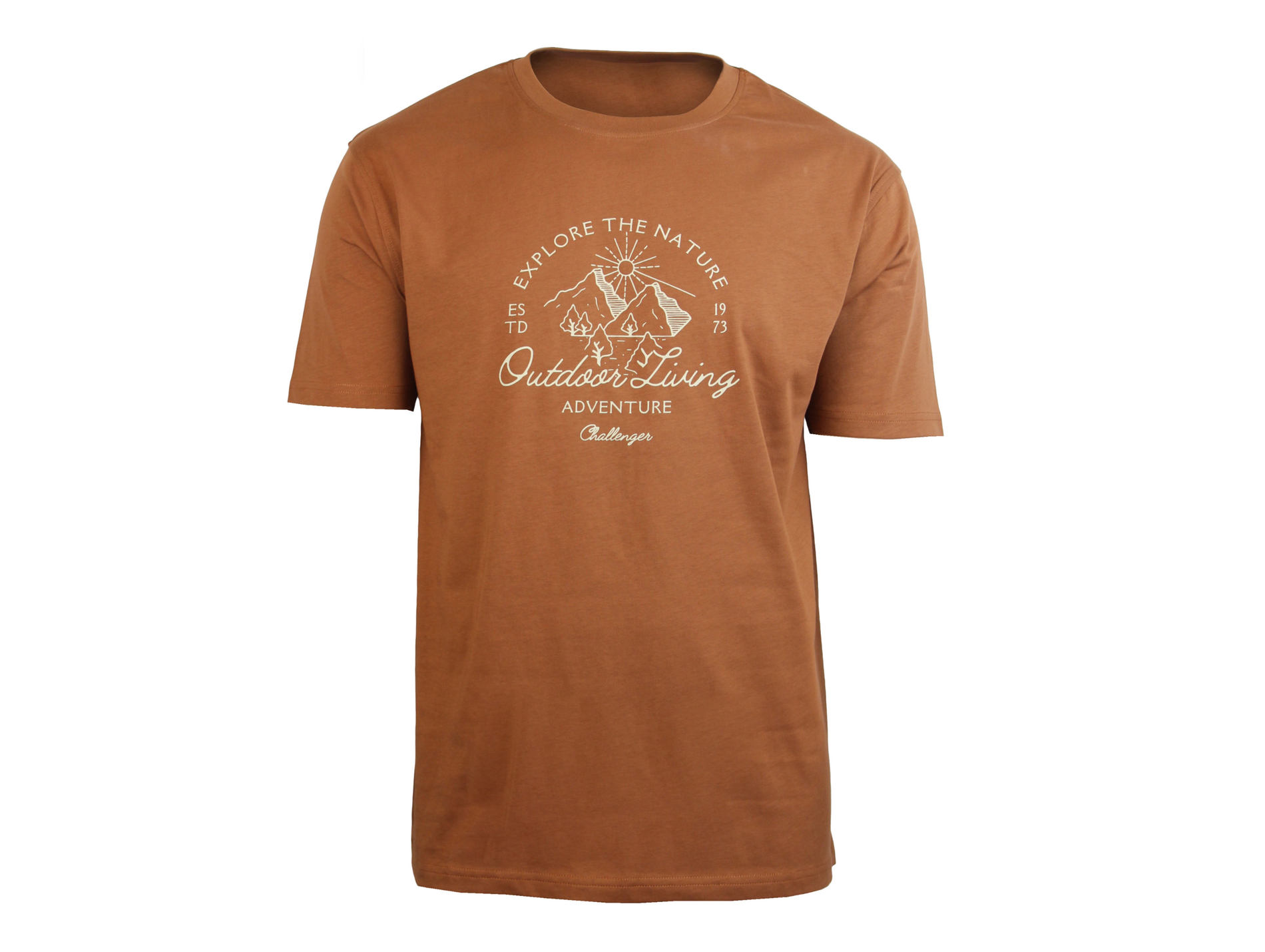 Tee-shirt CHALLENGER Source coton homme camel