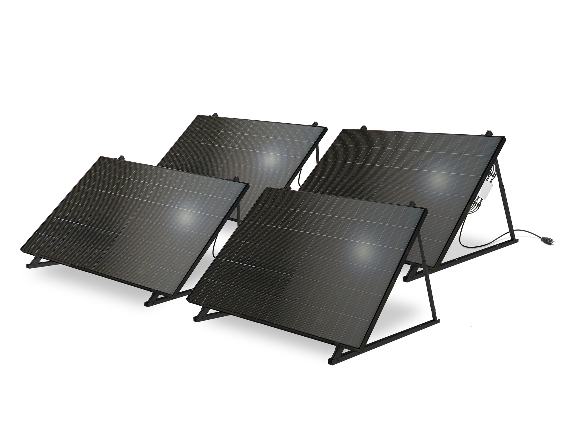 Kit 4 panneaux solaires MECAFER 2000W