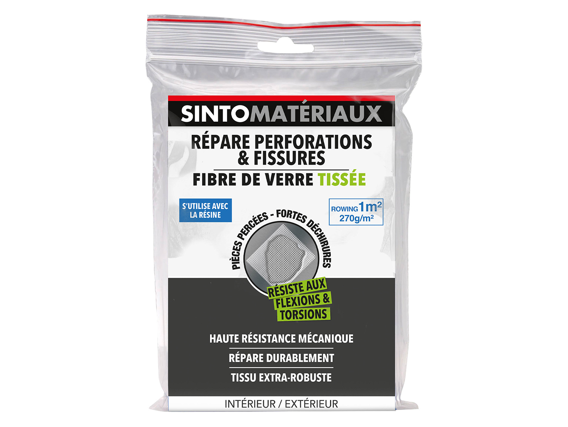 Tissu de réparation verre tissé K.PRO 1m²