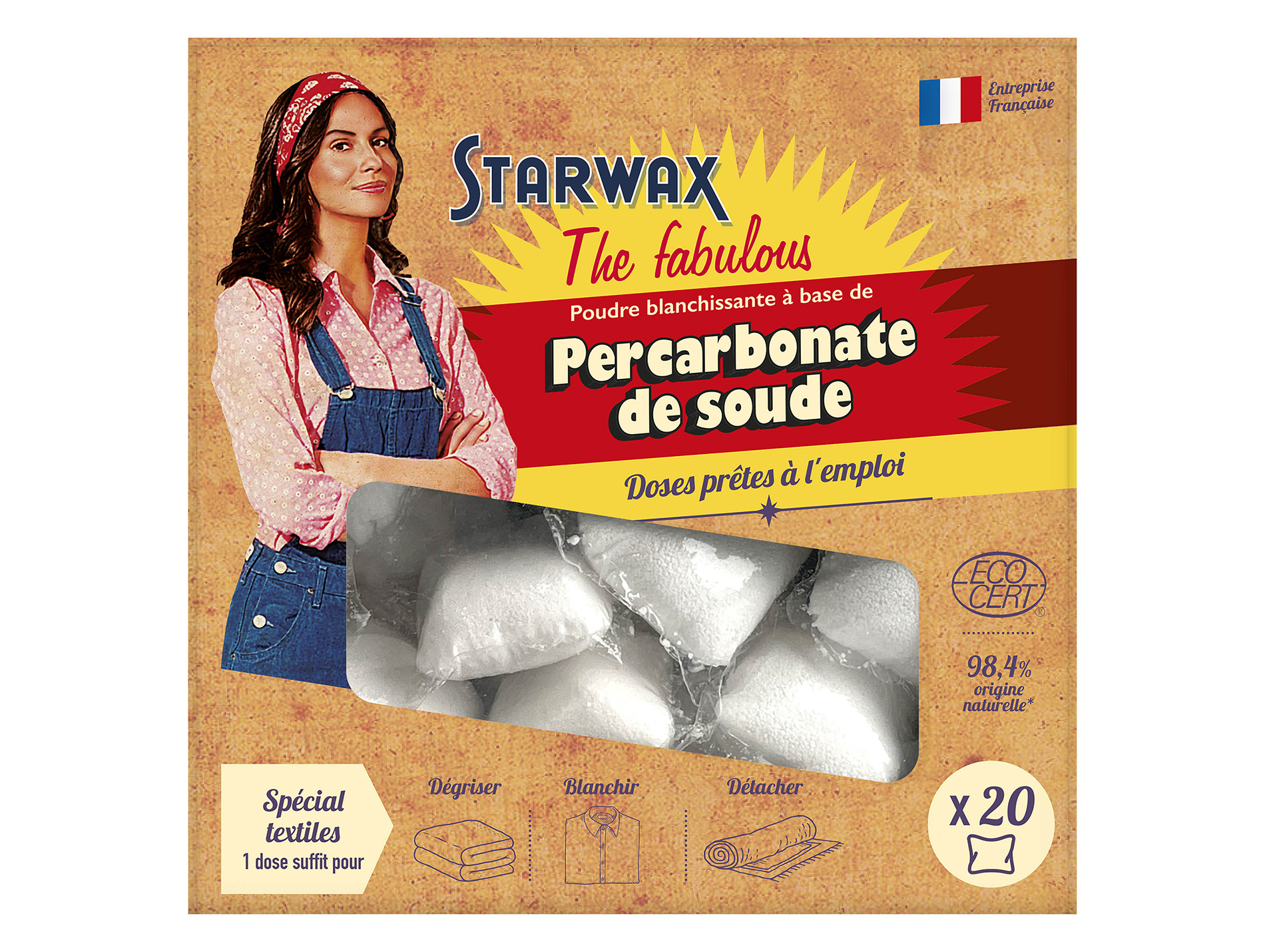 Doses de percarbonate de soude STARWAX 20g x20