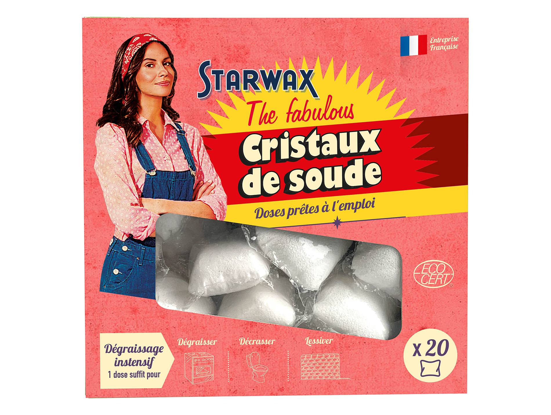 Doses de cristaux de soude STARWAX 20g x20