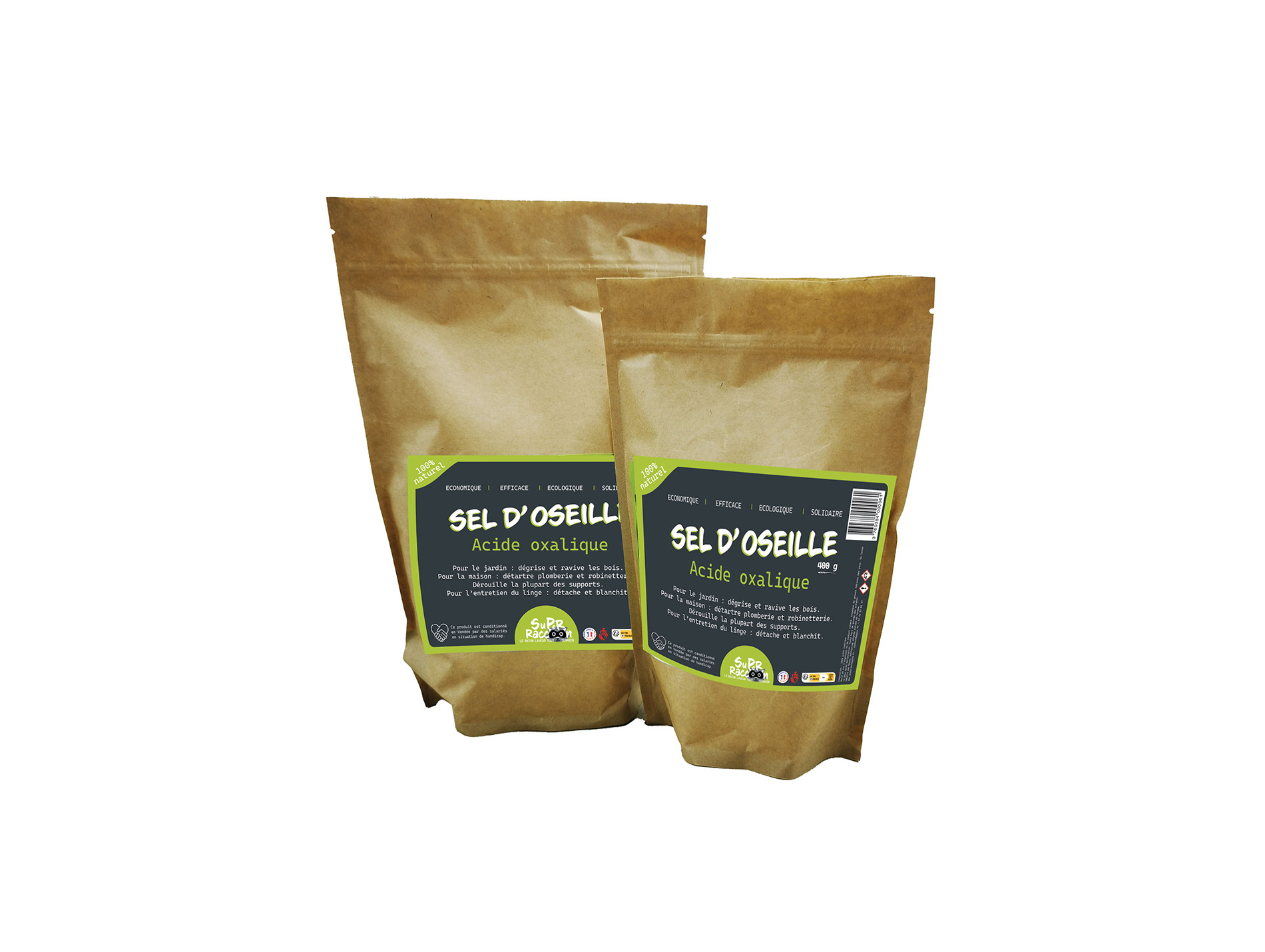 Sel d?oseille SUPER RACCOON seau 1.6kg