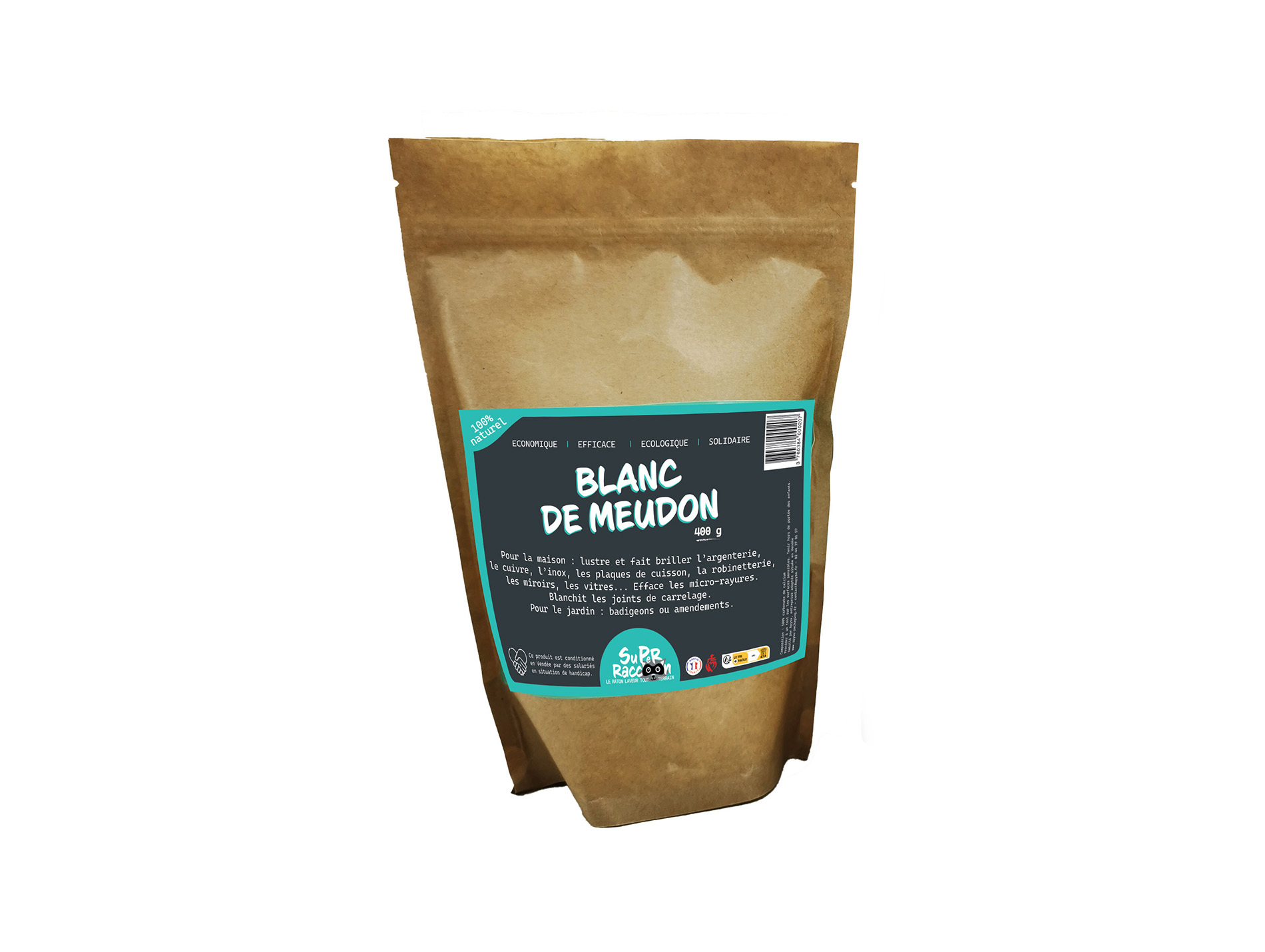 Blanc de Meudon SUPER RACCOON sac 400g