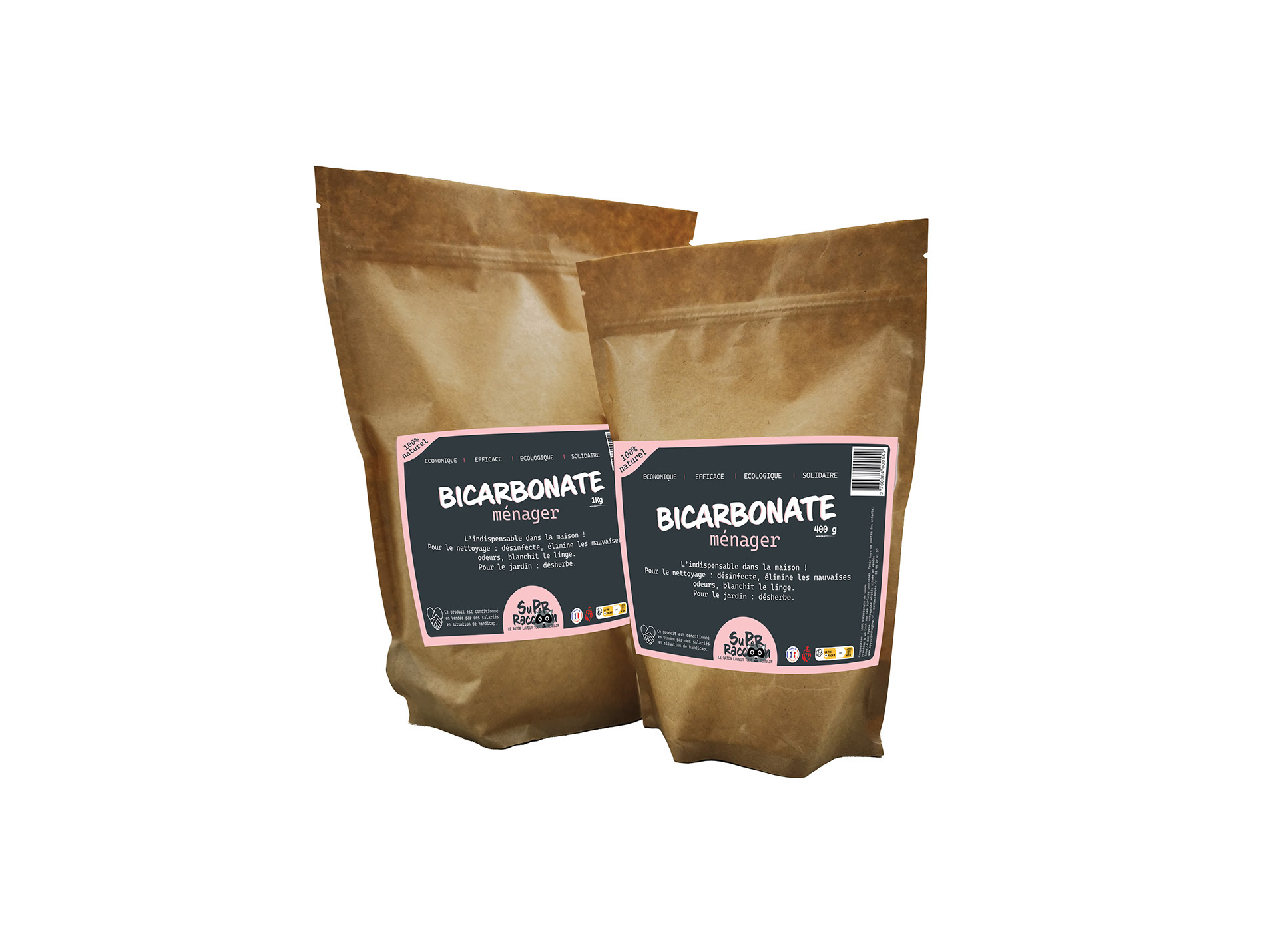 Bicarbonate ménager SUPER RACCOON sac 400g