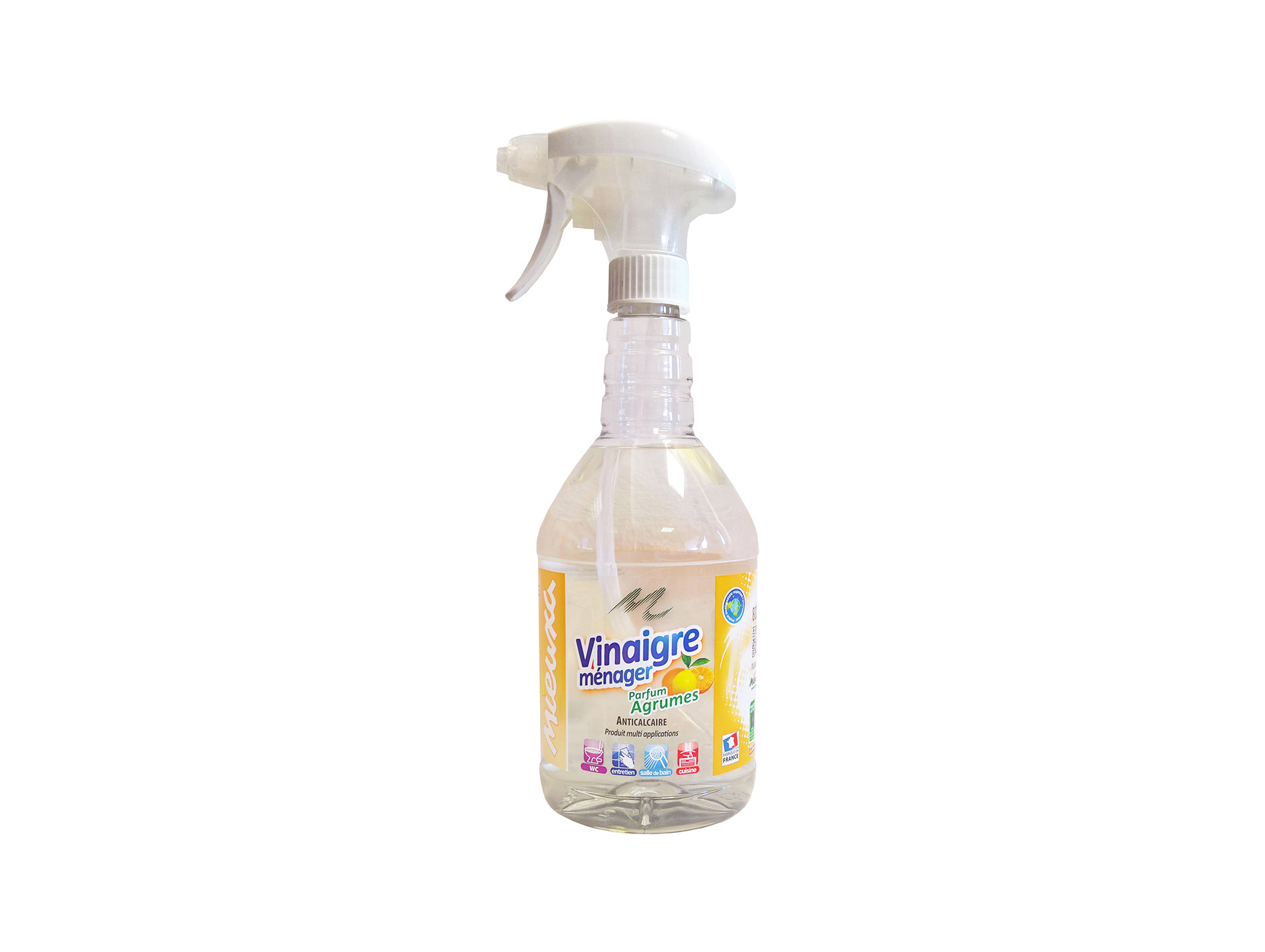 Vinaigre ménager agrumes MIEUXA vaporisateur 800ml
