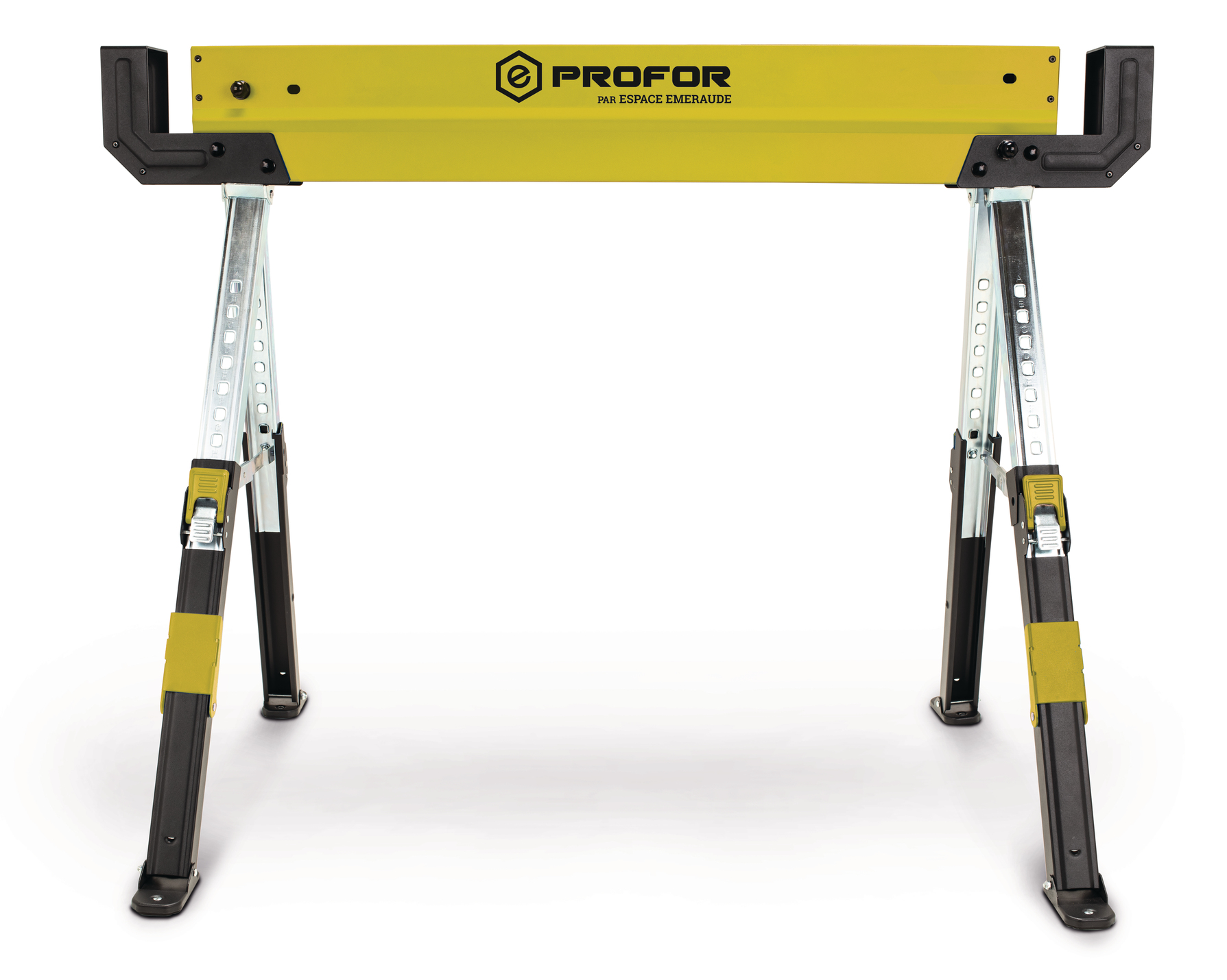 Lot de 2 tréteaux pliables PROFOR hauteur réglable