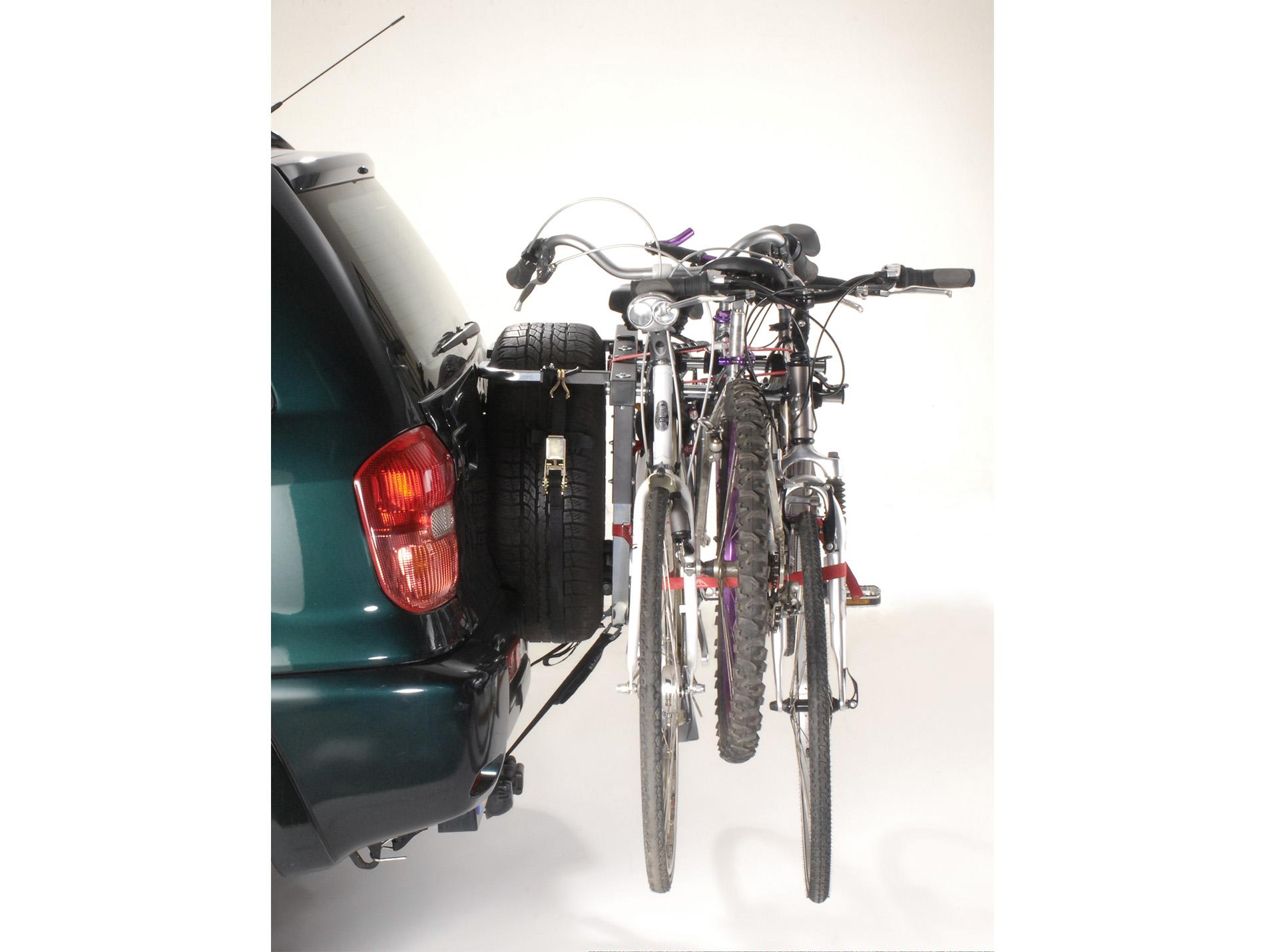 Porte-vélo roue 4x4 MOTTEZ 3 vélos sangles
