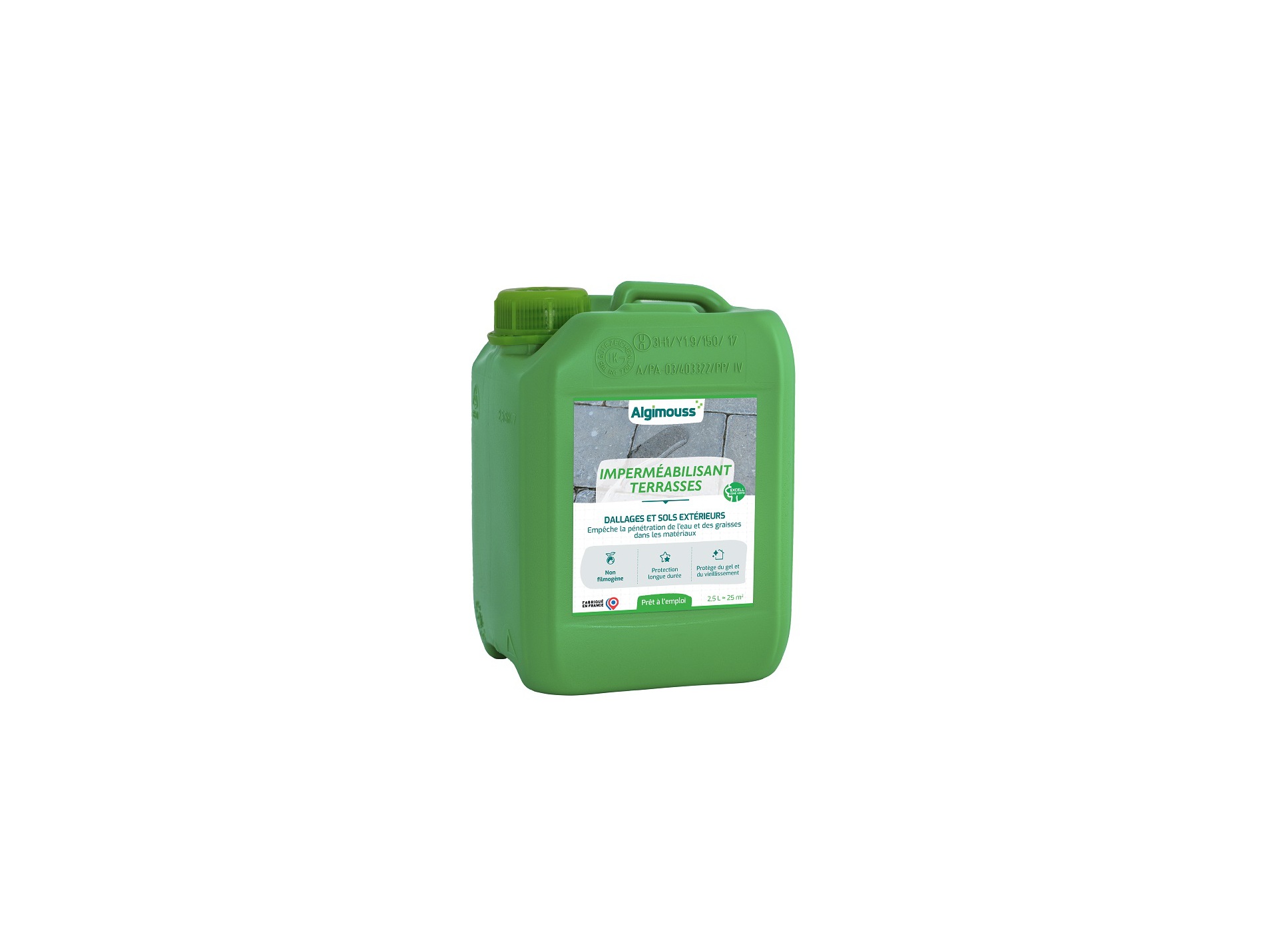 Protection ALGIMOUSS imperméabilisante dallages 2.5L