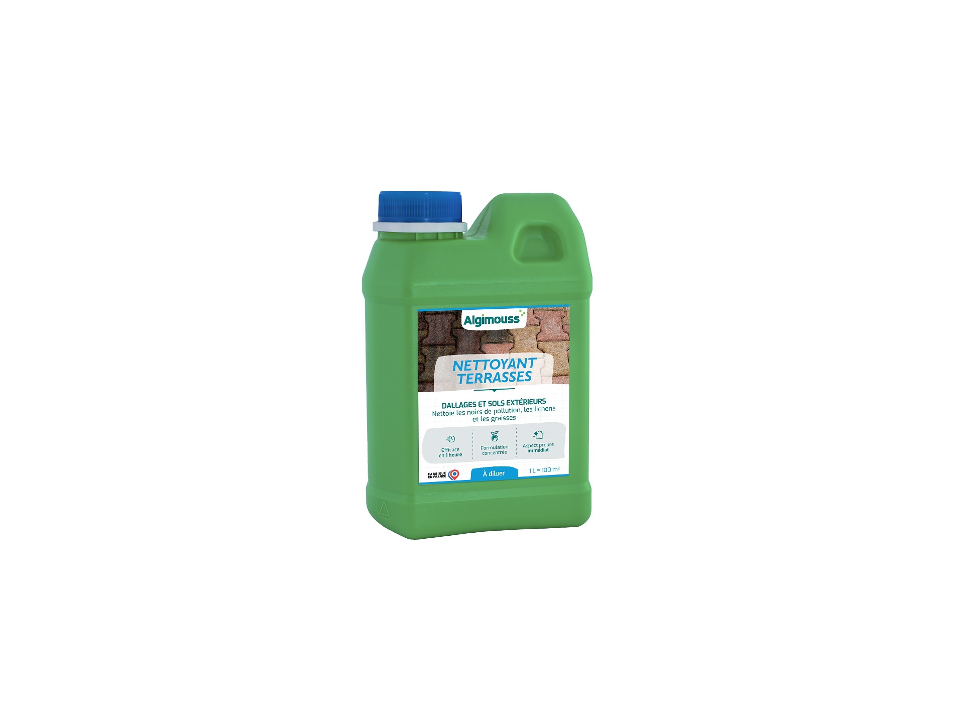 Nettoyant ALGIMOUSS salissures dallages 1L