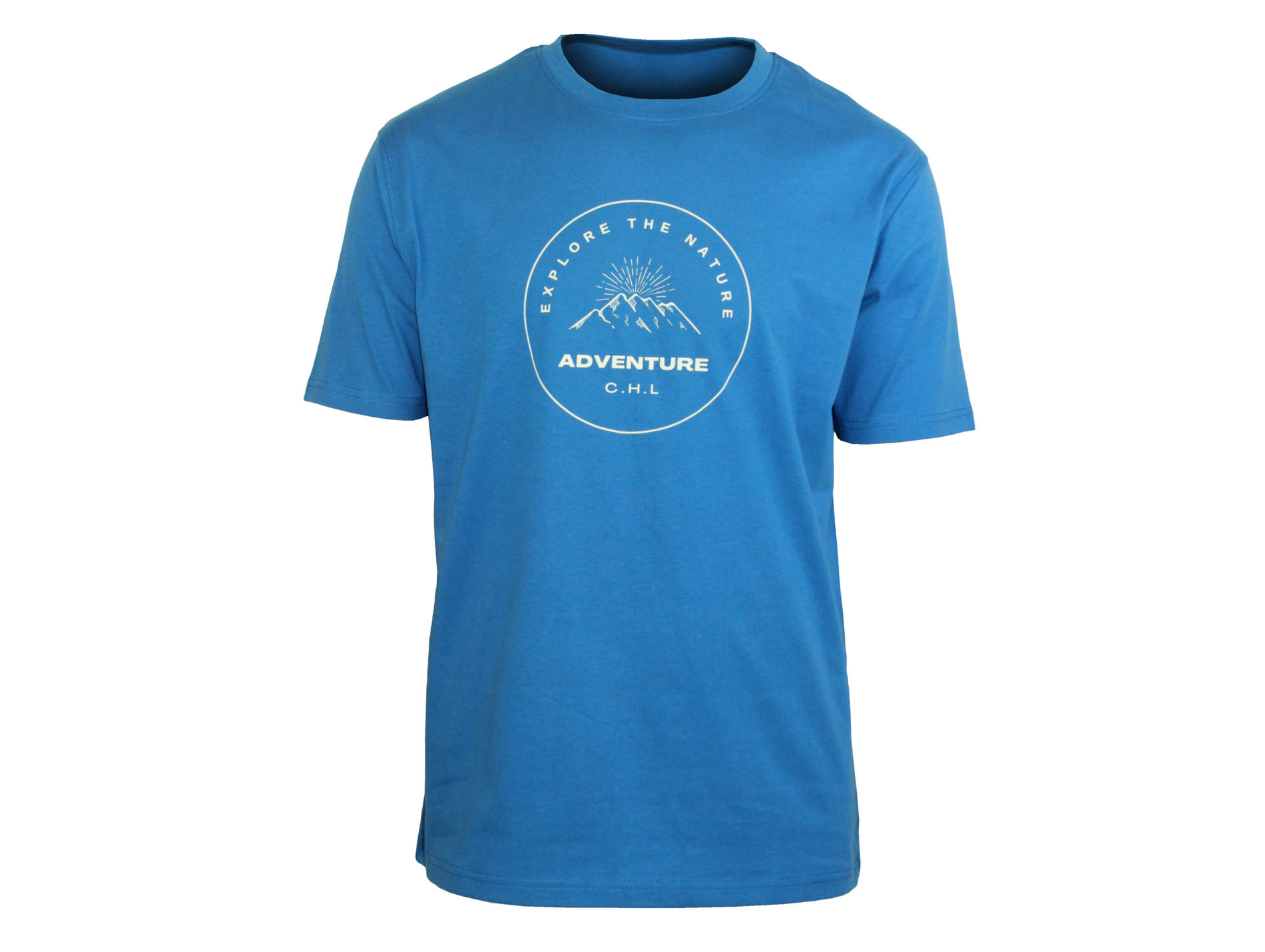 Tee-shirt CHALLENGER Sagesse coton homme bleu