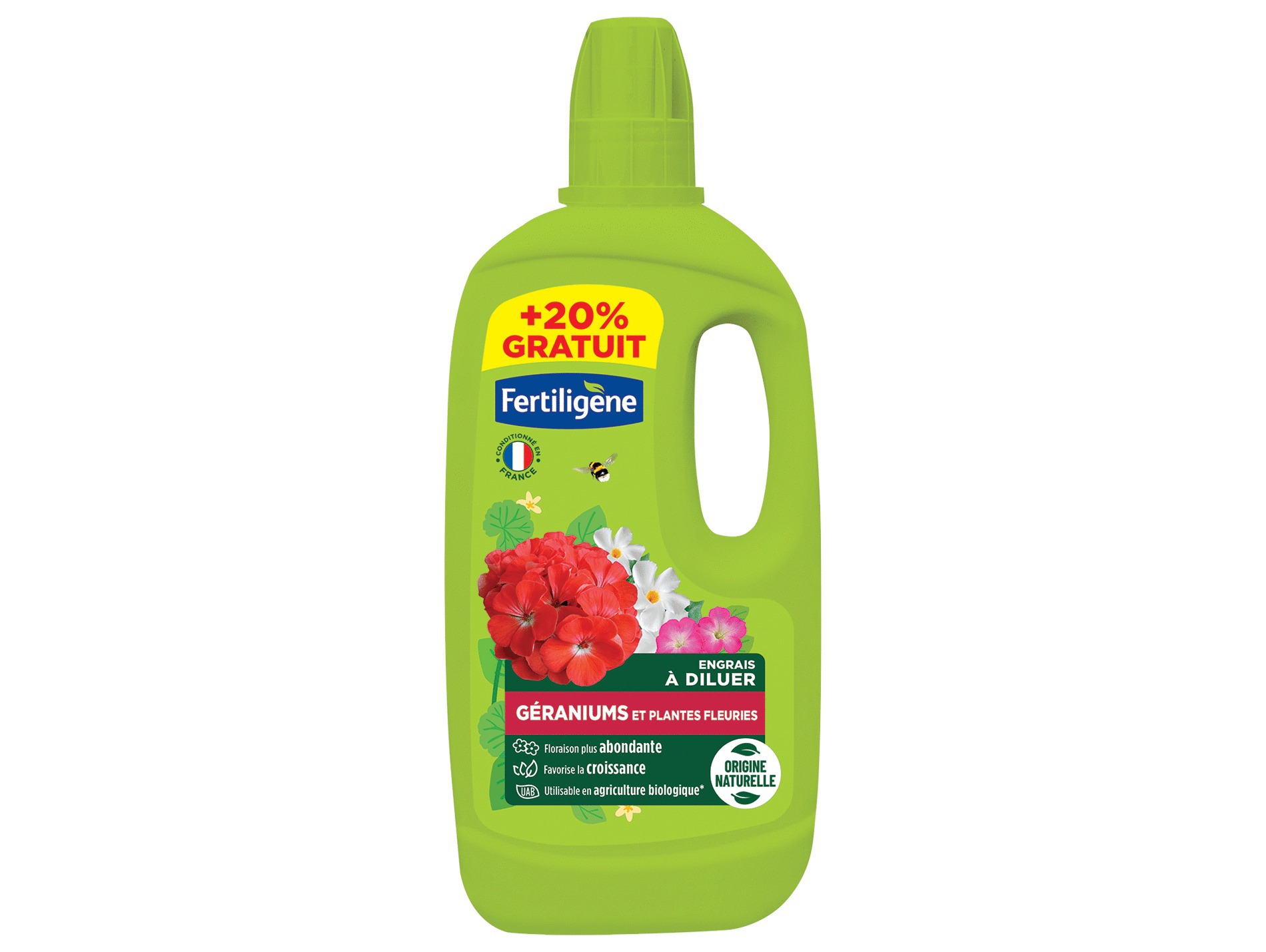 Engrais géraniums FERTILIGENE 900ml liquide UAB