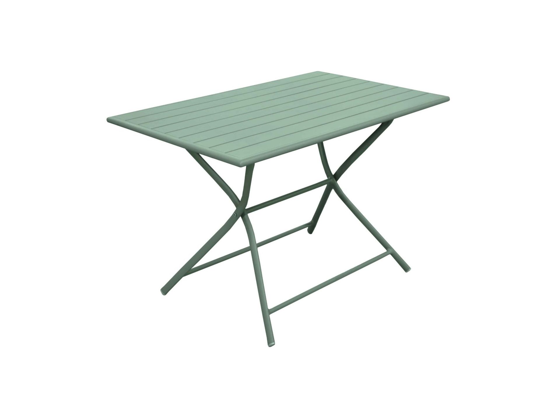 Table de jardin pliante aluminium 110x70 amande Globe