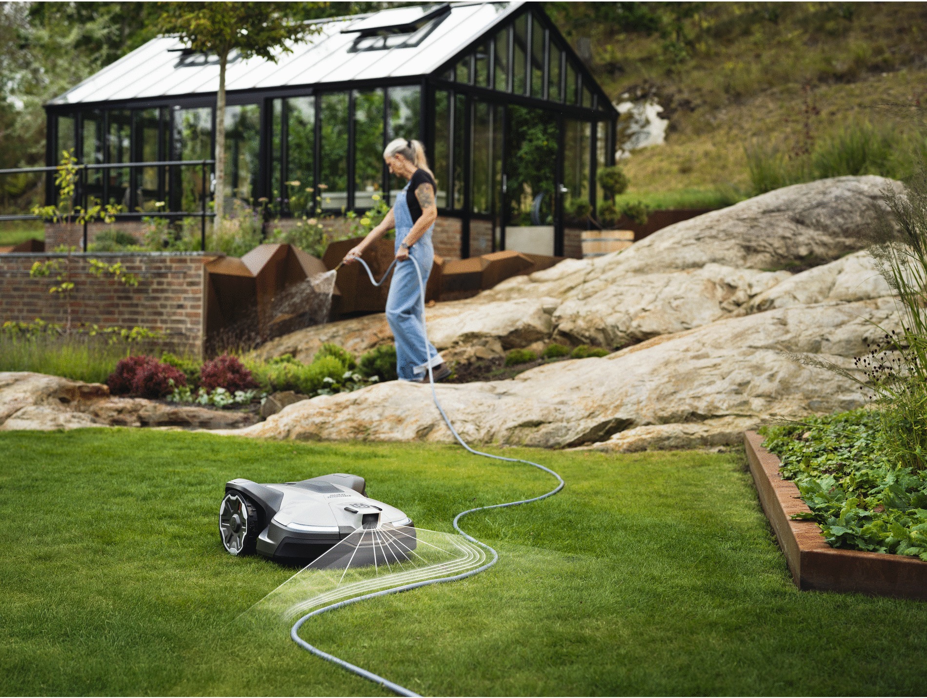 Robot tondeuse HUSQVARNA Automower 430V NERA 4800m² sans fil