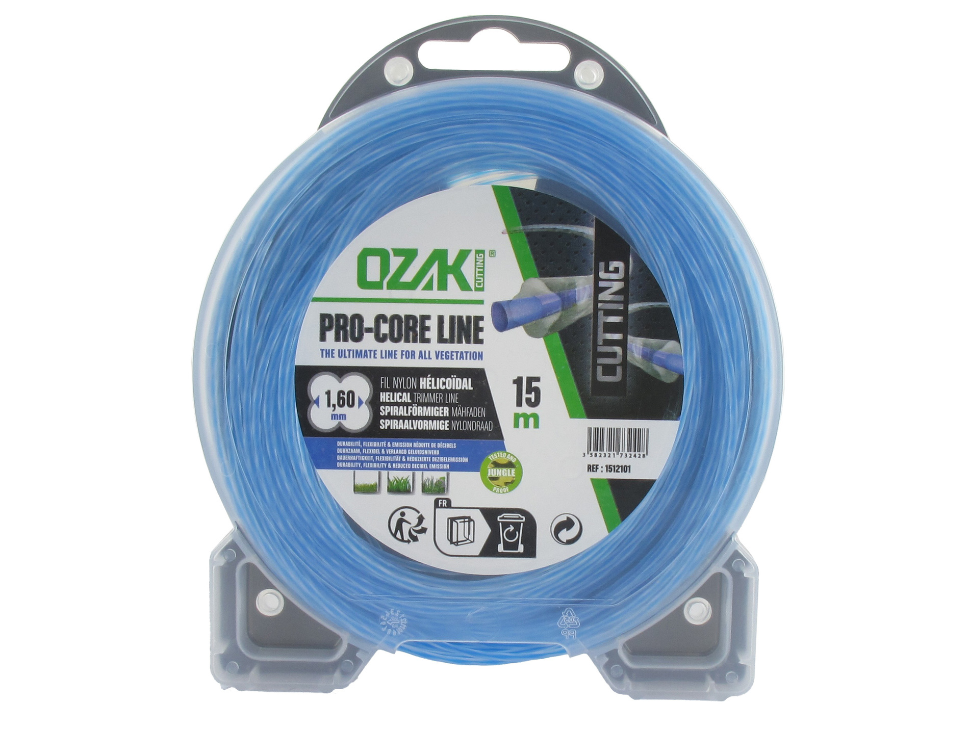 Fil nylon rond OZAKI Pro-core line Ø1,6mm L.15m