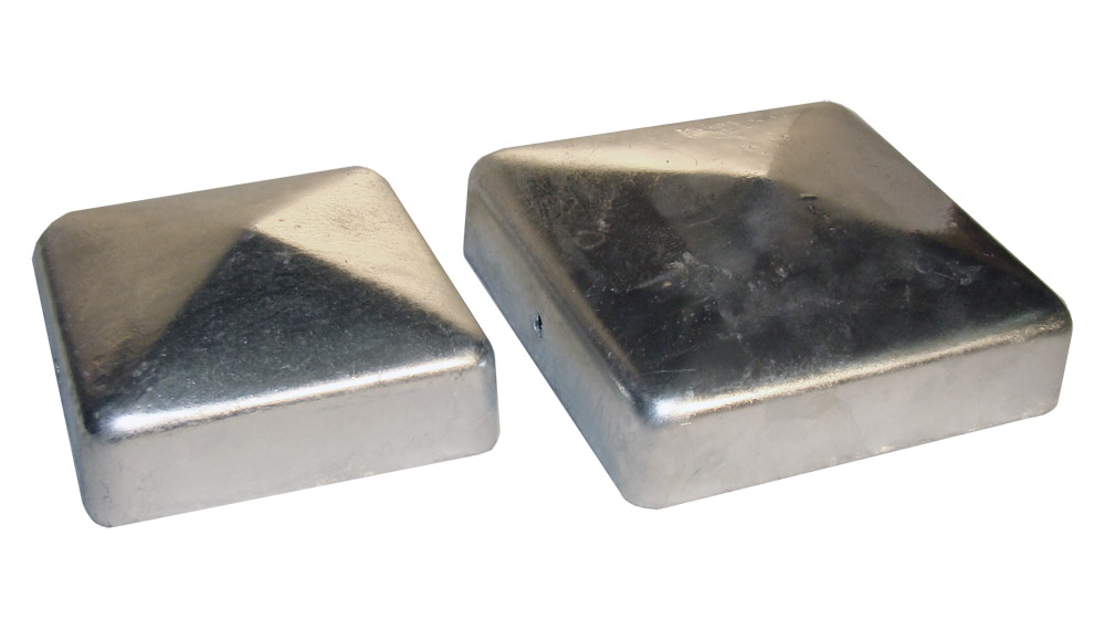 Chapeau de poteau NORAIL acier galvanisé 71x71mm