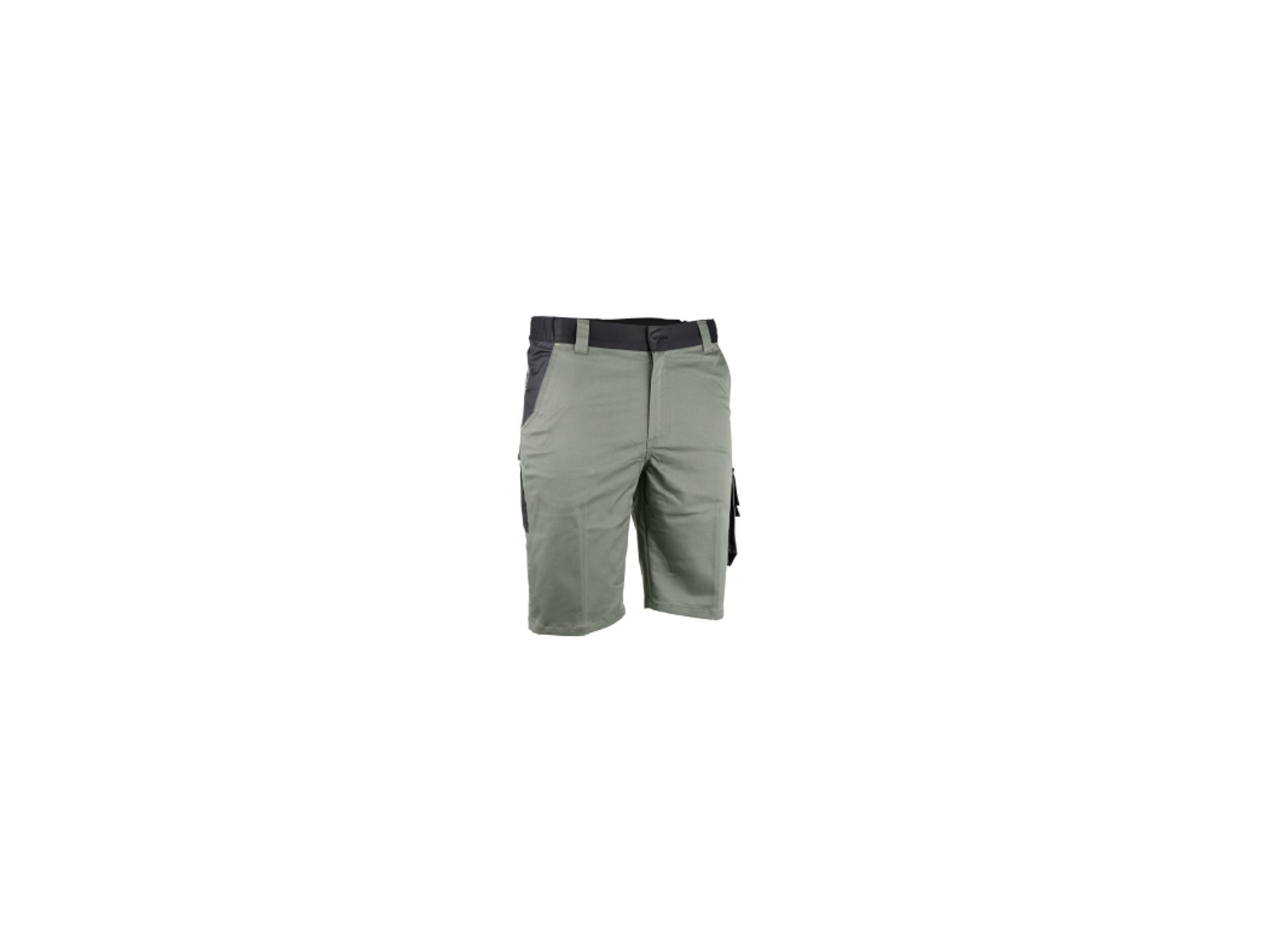 Short de travail LMA Ulysse stretch kaki-gris