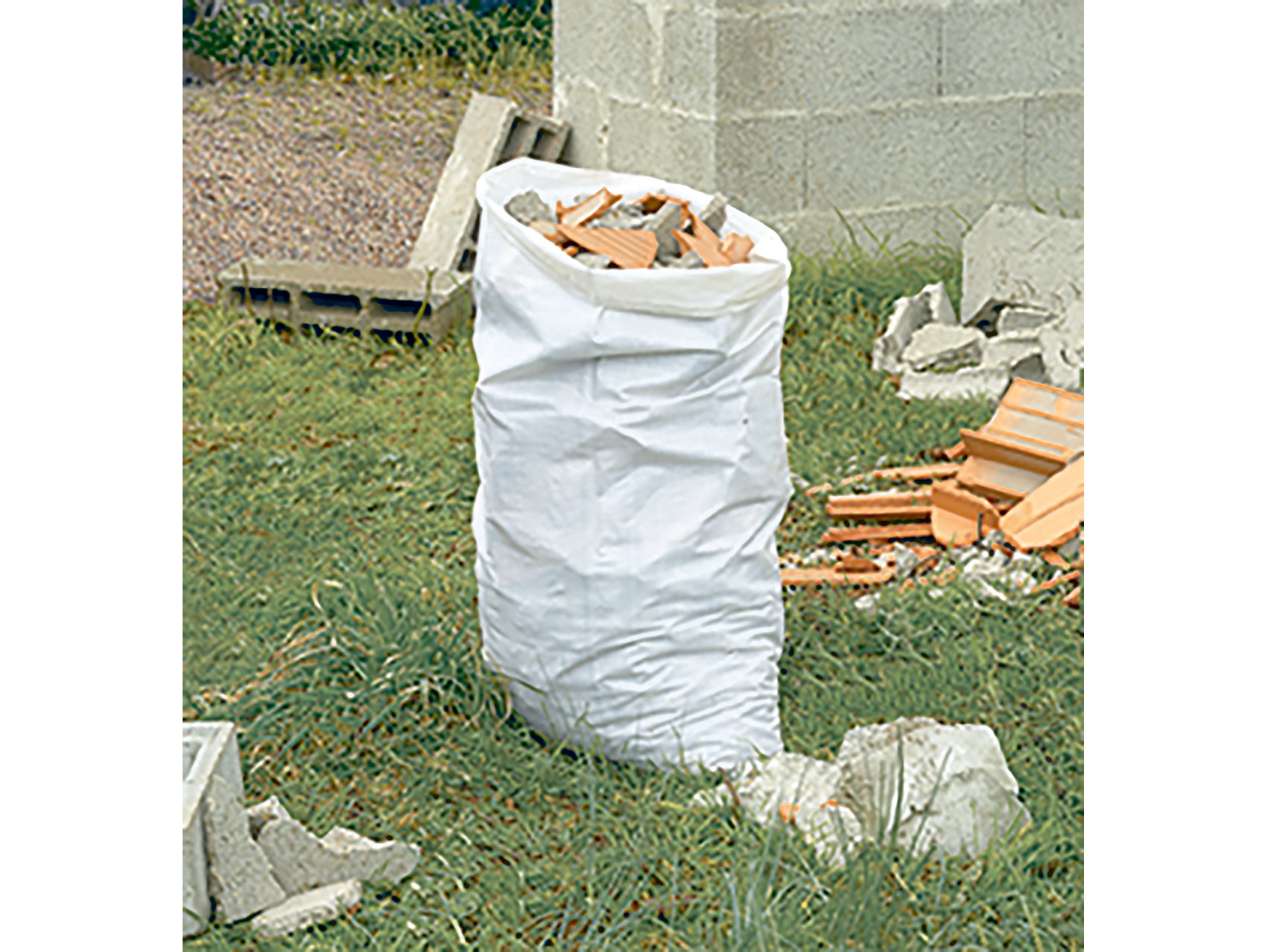 Lot de 10 sacs à gravats tissés NORTENE 140L