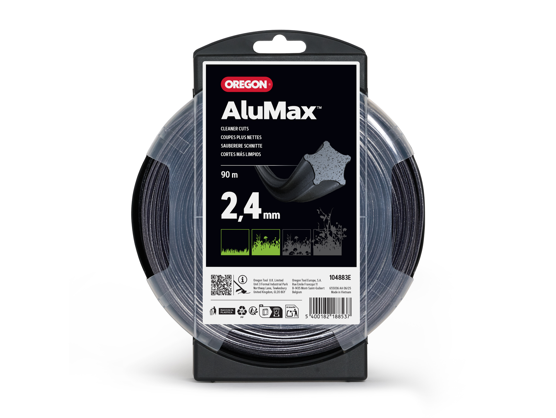 Fil de coupe étoilé OREGON Nylium Ø2,4mm L.90m