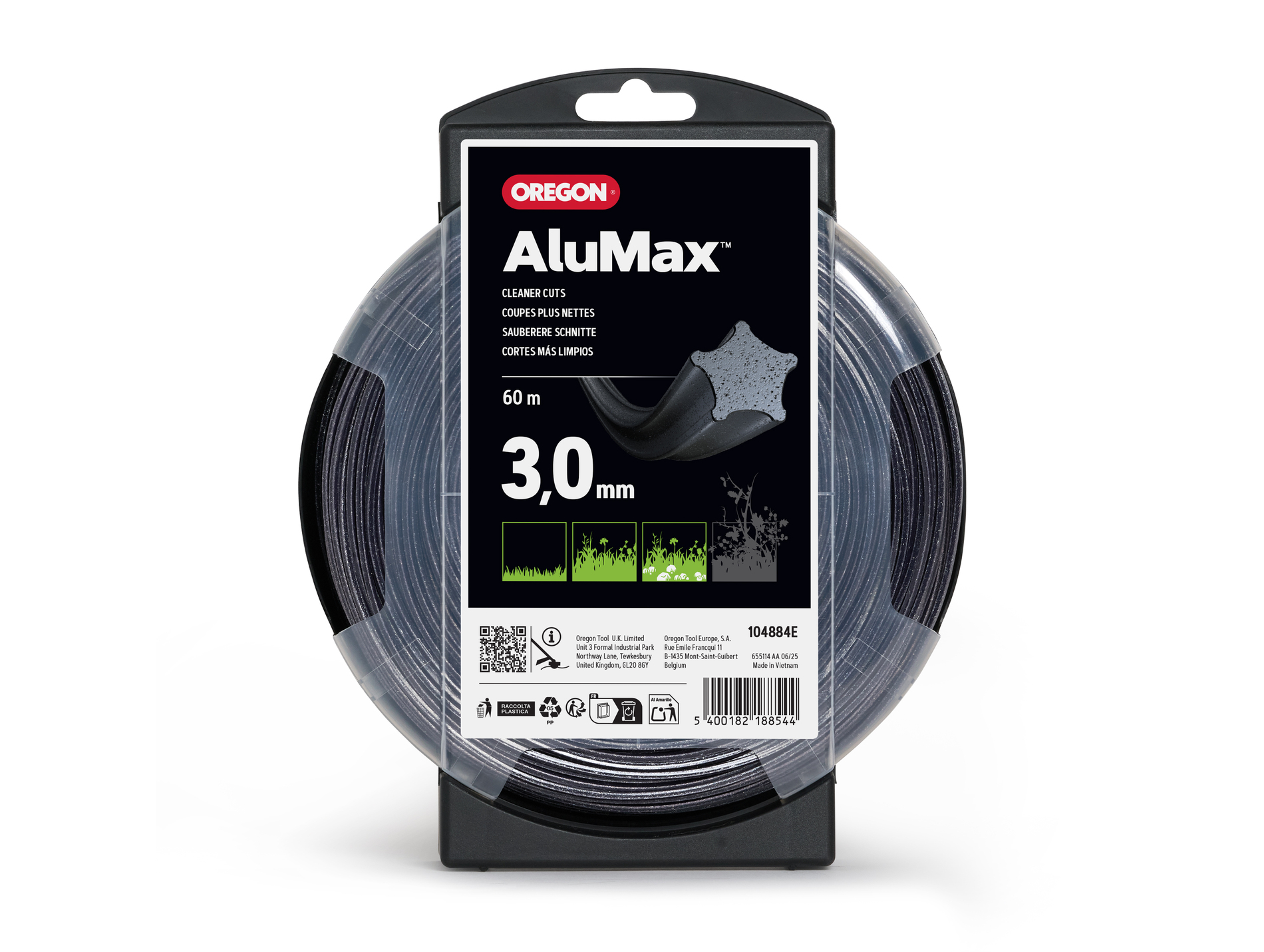 Fil de coupe étoilé OREGON Nylium Ø3mm L.60m