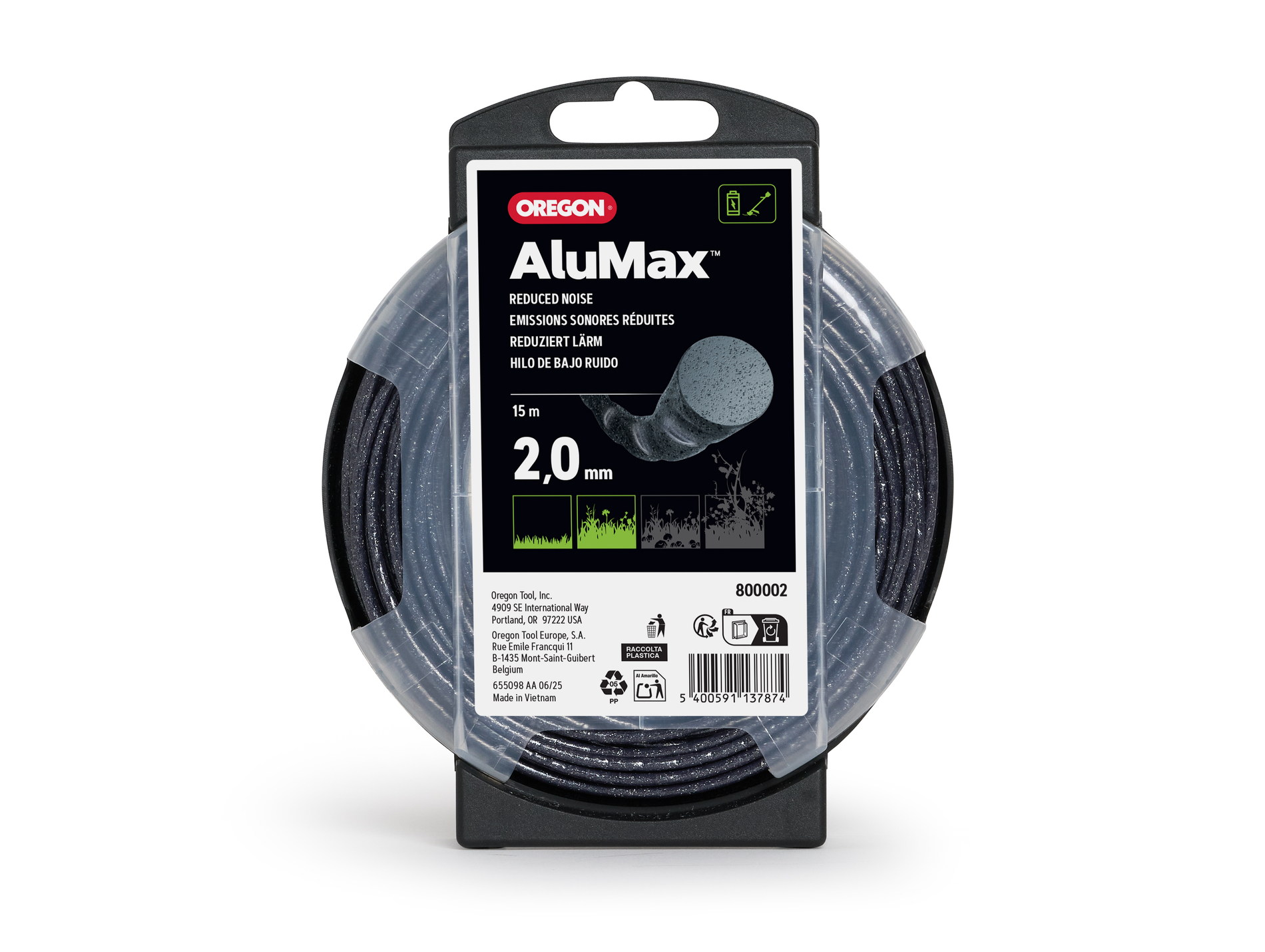 Fil de coupe OREGON Nylium® Silencio Ø2mm 15m