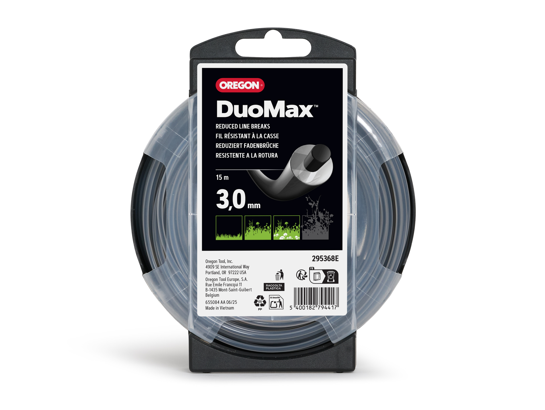 Fil de coupe rond OREGON Duoline Ø3mm L.15m