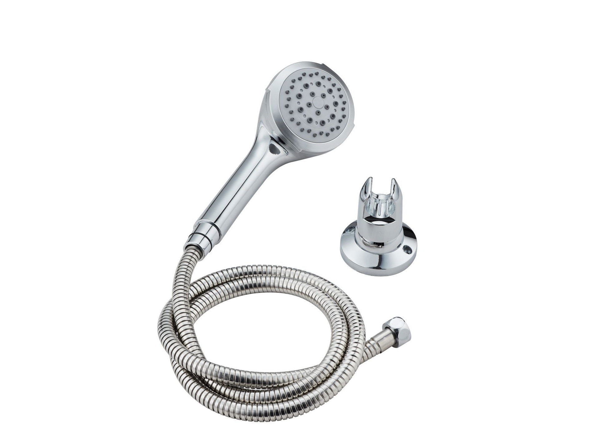 Combiné-flexible Heko chromé 5 jets ROUSSEAU Ø80mm L.1,5m