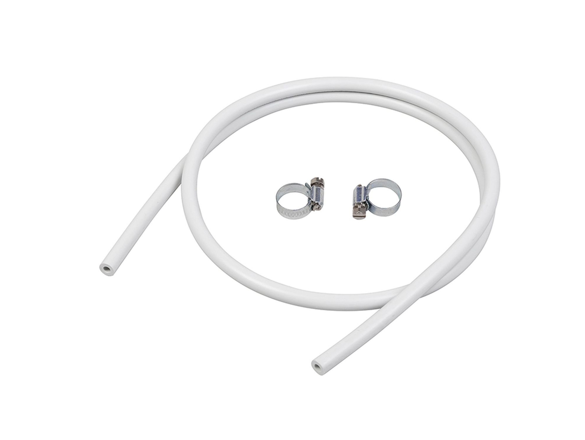 Tuyau gaz Butane NF 6x12 1,50m à visser + Colliers