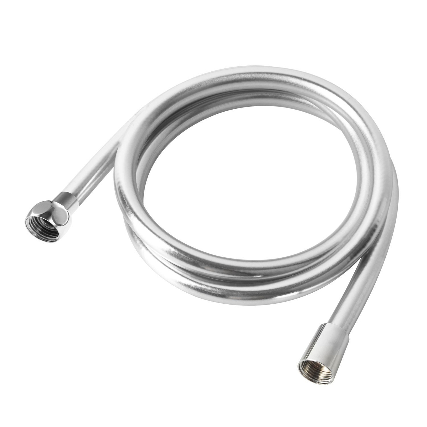 Flexible EDOUARD ROUSSEAU lisse argenté 1,75m anti-torsion