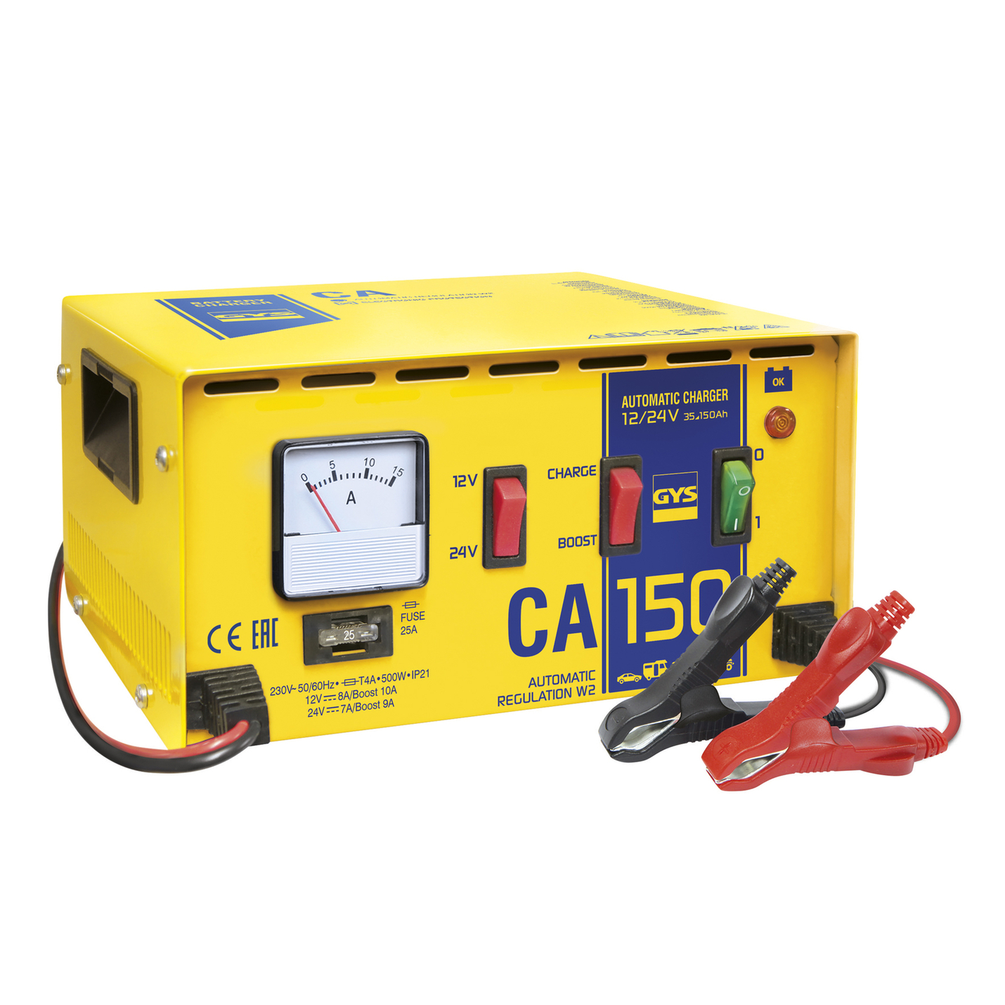 Chargeur automatique GYS Ca 150 12-24v 35-150ah