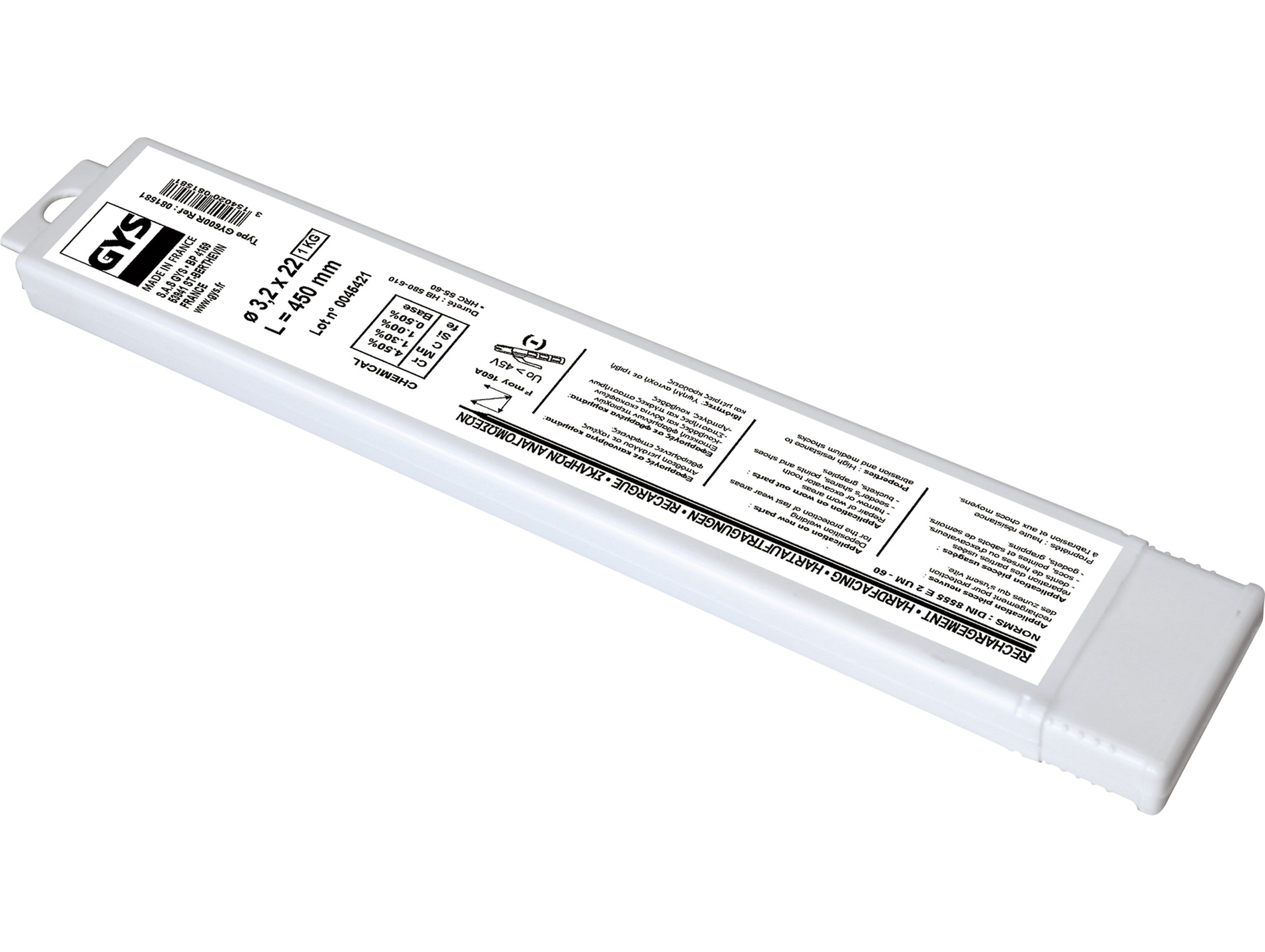 Electrode de rechargement GYS Ø3,2mm x22