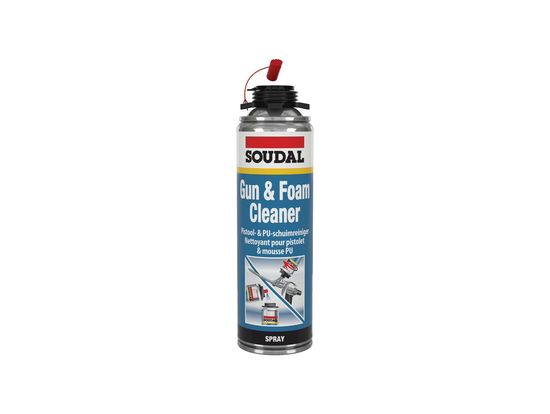 Nettoyant pour mousse PU + pistolet 500ml