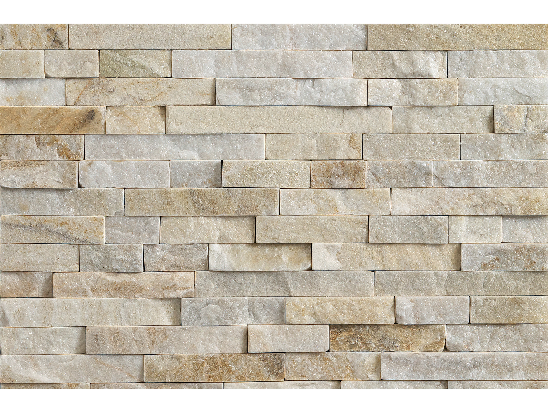 Plaquette de parement pierre naturelle 15x55 oyster quartzite