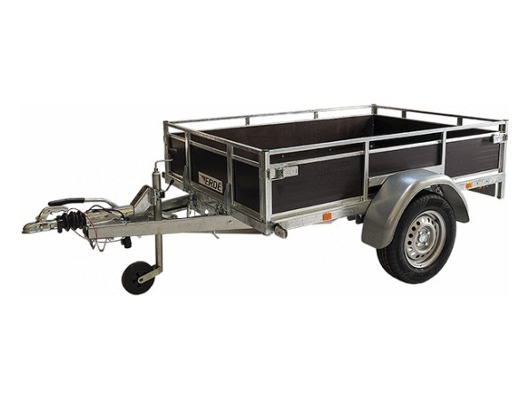 Remorque basculante ERDE Expert LC 201 bois freinée L.2,01m 1000kg