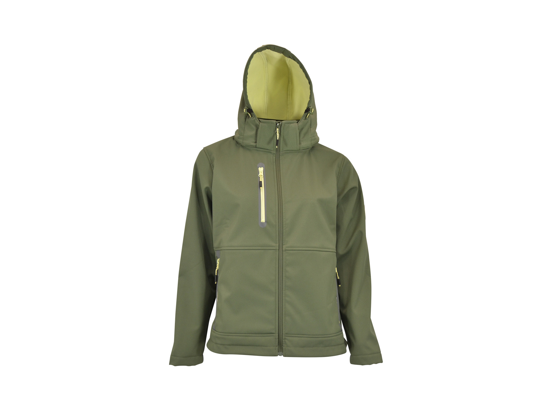 Veste softshell Workstone Frezia kaki lime