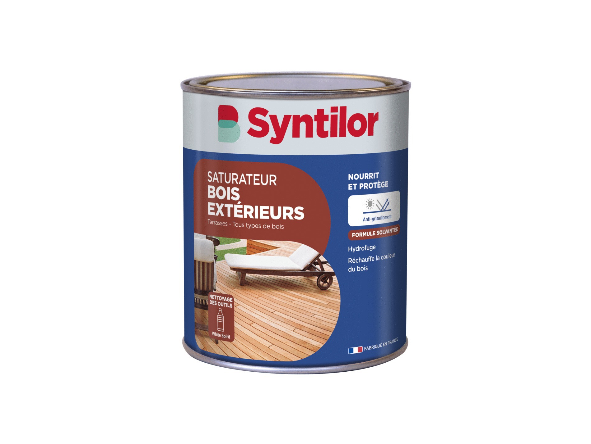 Saturateur Bois extérieur SYNTILOR Bois exotique mat 1L