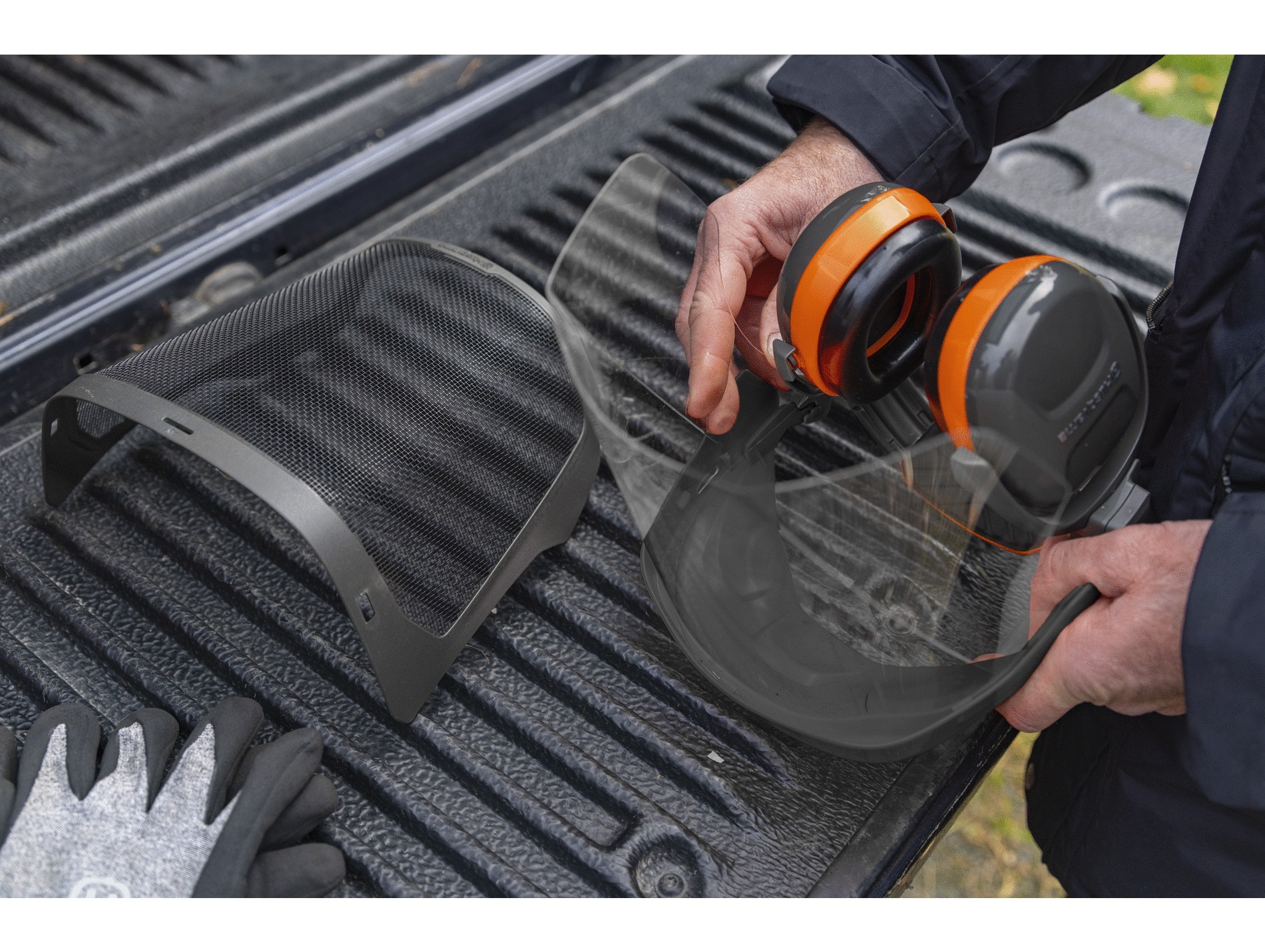 Support de visière de protection HUSQVARNA Poly