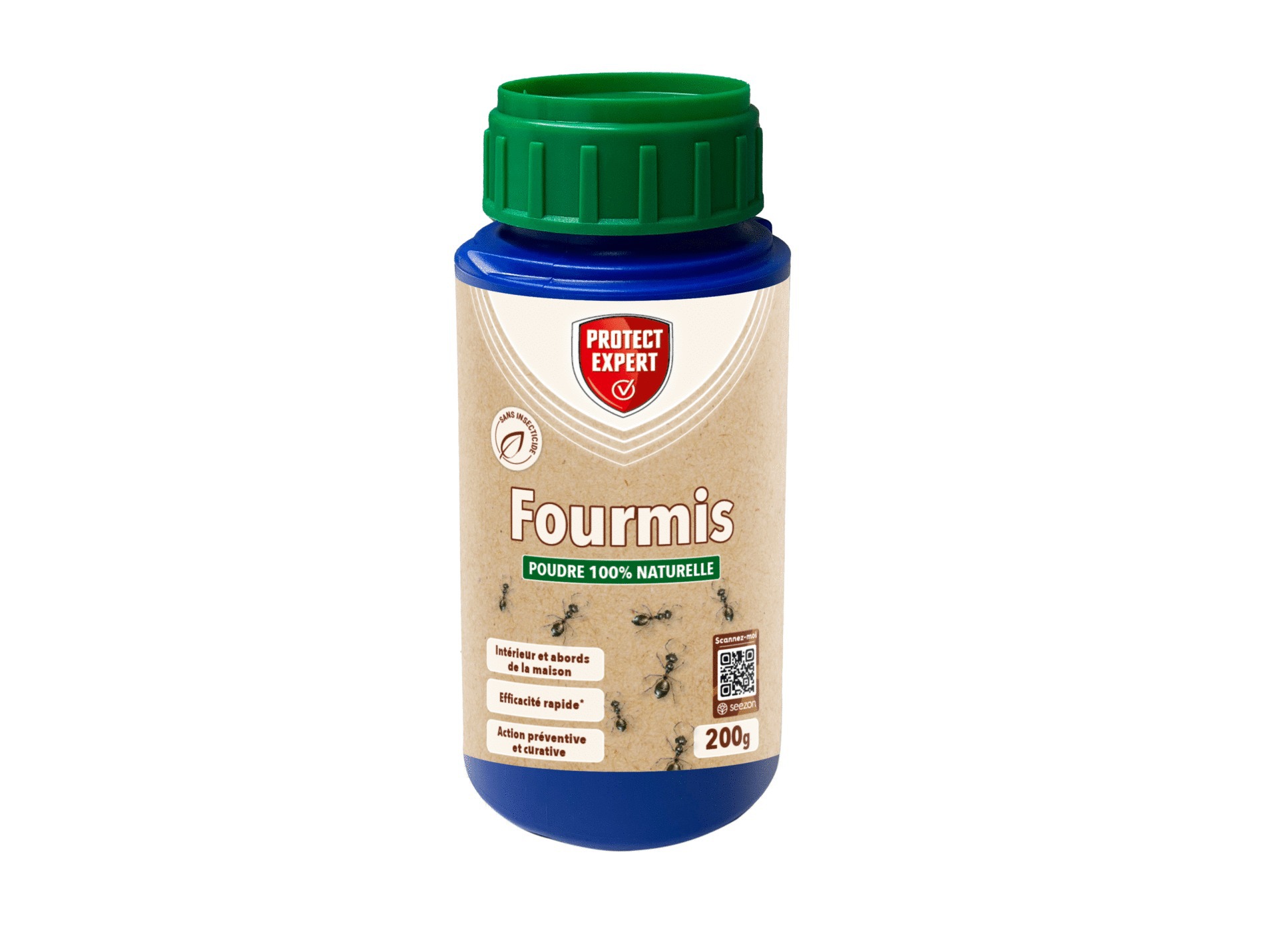 Poudre anti-fourmis PROTECT EXPERT sans insecticide 200G