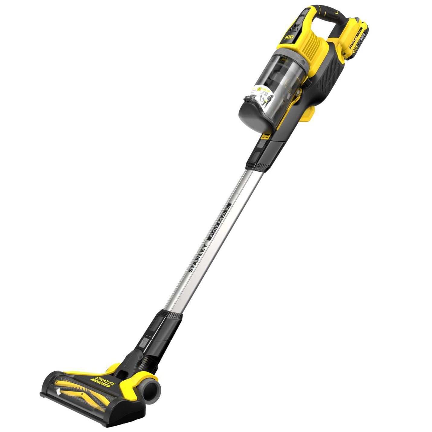 Aspirateur balai STANLEY V20 sans fil 18v 2ah