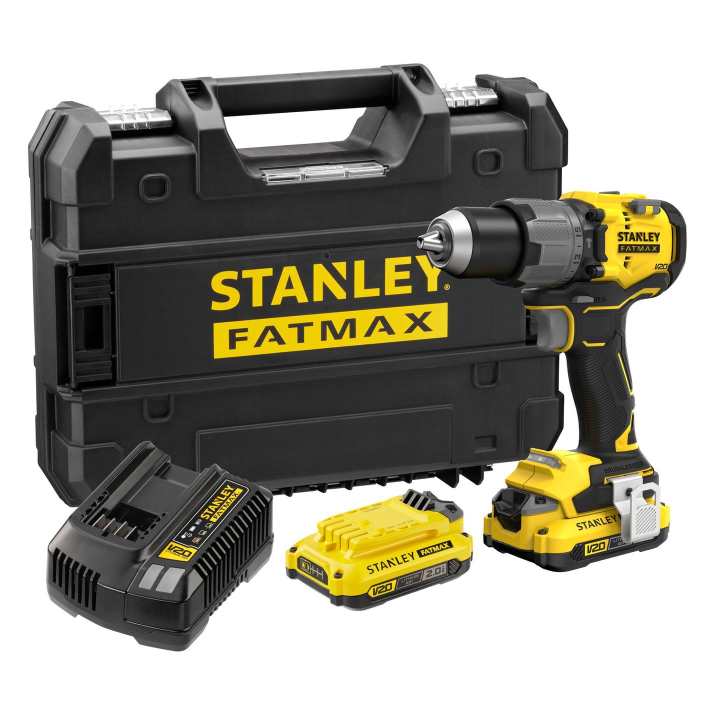 Perceuse STANLEY FATMAX sans fil V20 18v 2ah