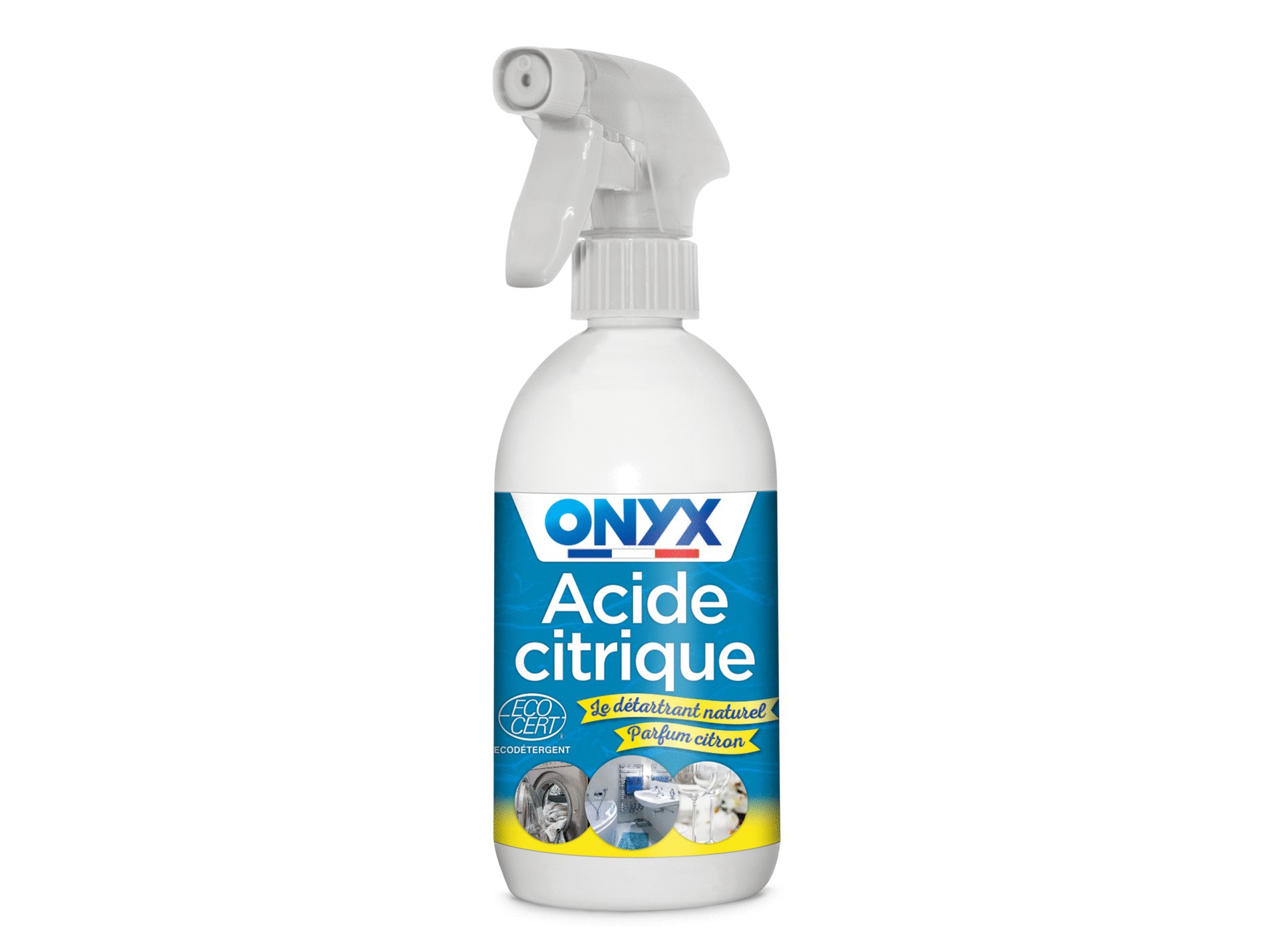 Acide citrique ONYX parfumé citron 500ml