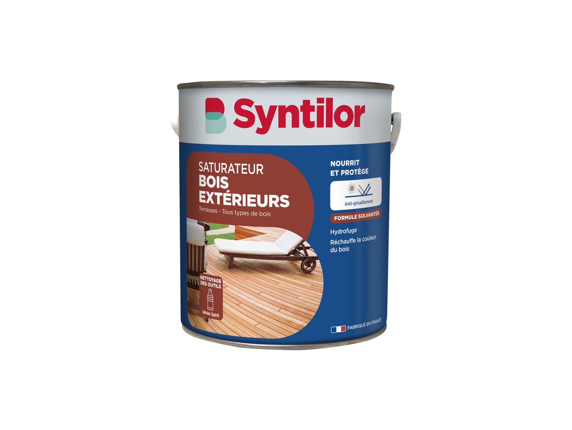 Saturateur Bois extérieur SYNTILOR Incolore mat 6L